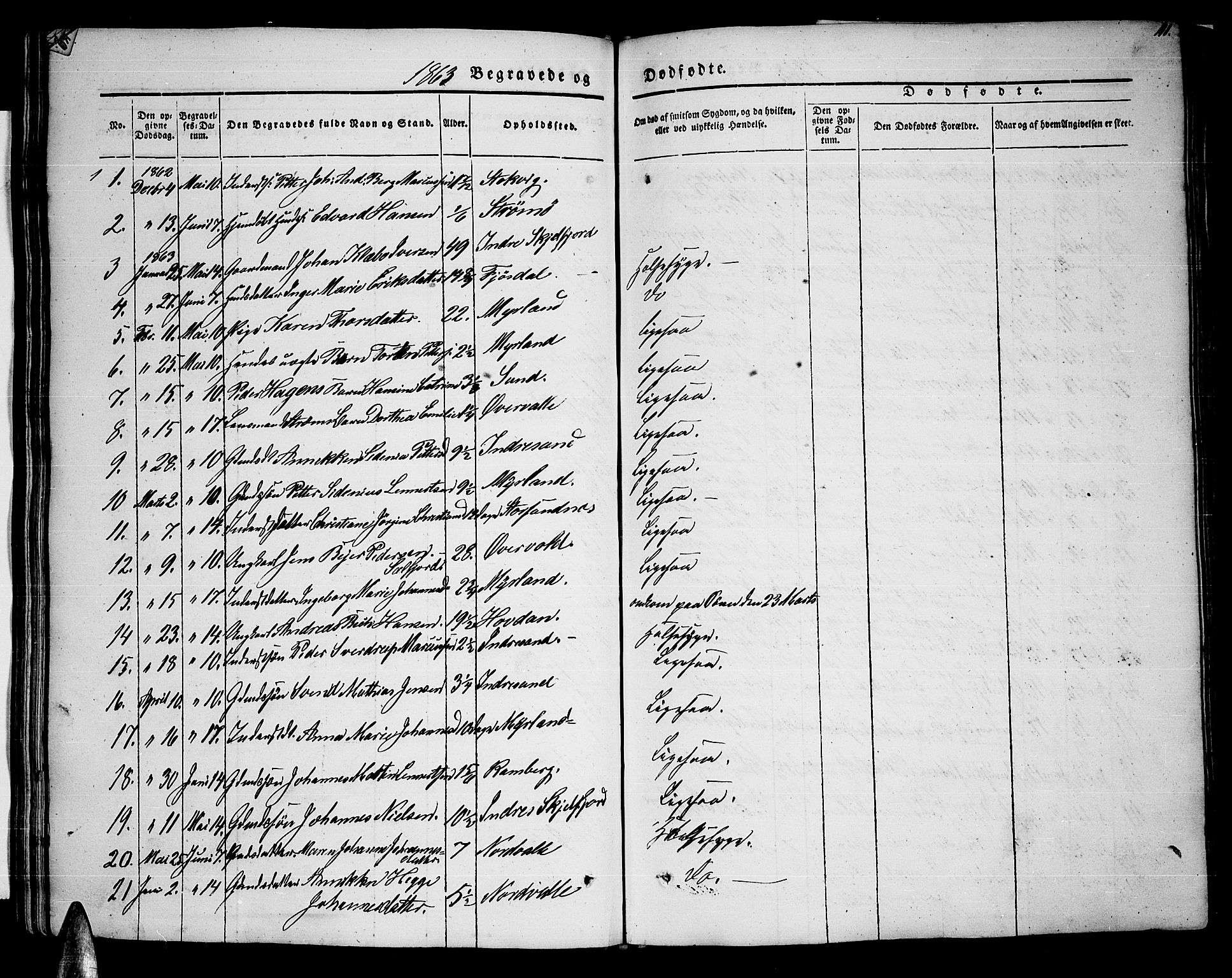Ministerialprotokoller, klokkerbøker og fødselsregistre - Nordland, AV/SAT-A-1459/885/L1212: Klokkerbok nr. 885C01, 1847-1873, s. 40-41