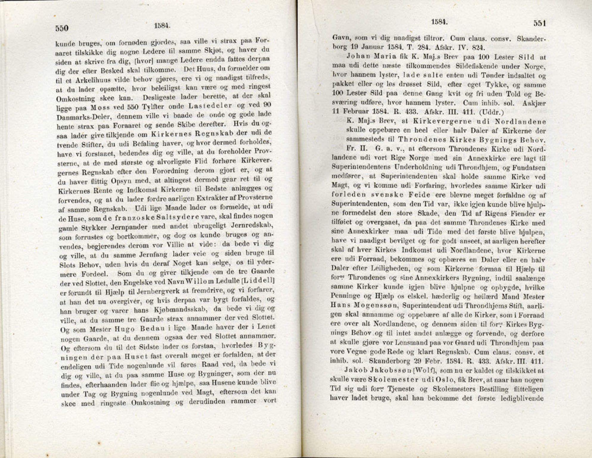 Publikasjoner utgitt av Det Norske Historiske Kildeskriftfond, PUBL/-/-/-: Norske Rigs-Registranter, bind 2, 1572-1588, s. 550-551