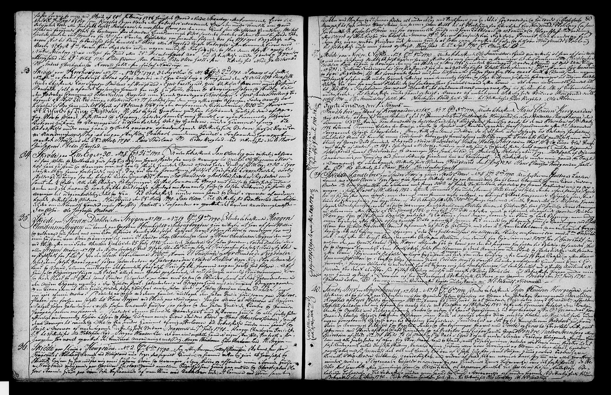 Eiker, Modum og Sigdal sorenskriveri, SAKO/A-123/G/Ga/Gaa/L0005: Pantebok nr. I 5, 1788-1800, s. 80