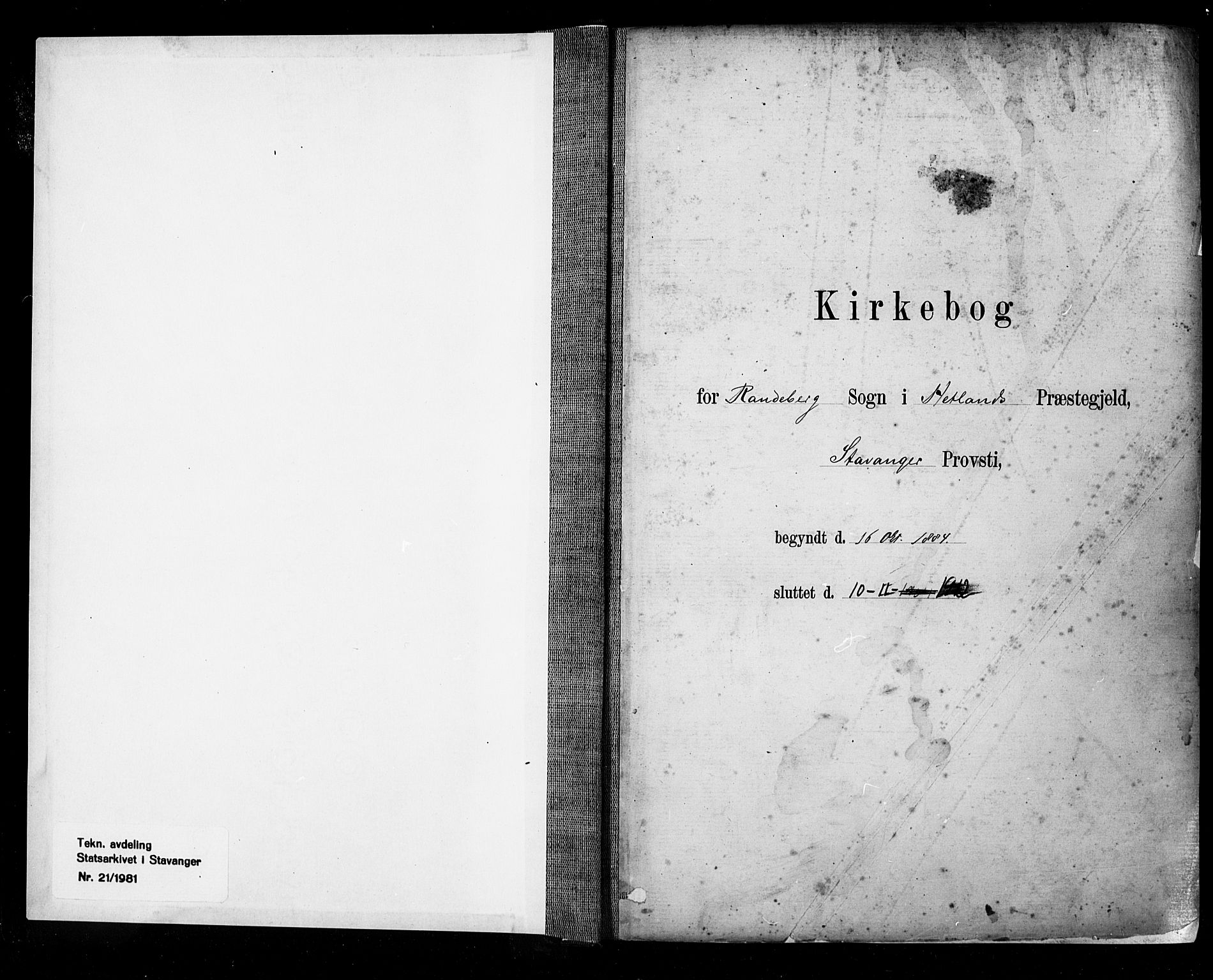 Hetland sokneprestkontor, SAST/A-101826/30/30BA/L0009: Ministerialbok nr. A 9, 1882-1918