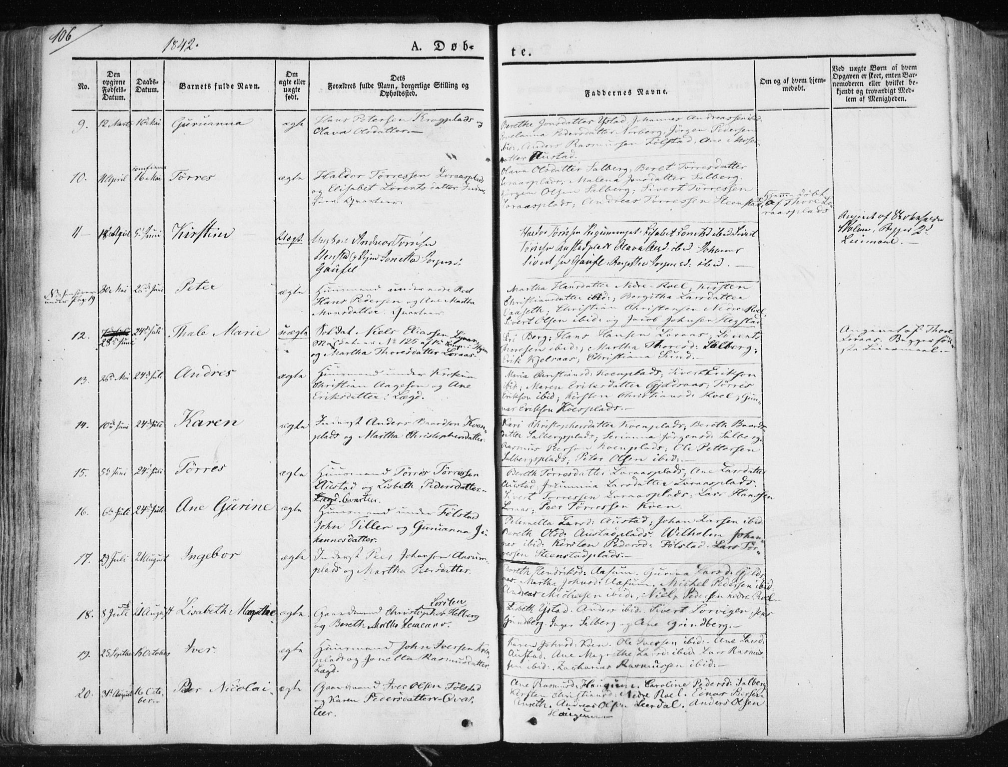 Ministerialprotokoller, klokkerbøker og fødselsregistre - Nord-Trøndelag, SAT/A-1458/730/L0280: Ministerialbok nr. 730A07 /2, 1840-1854, s. 106