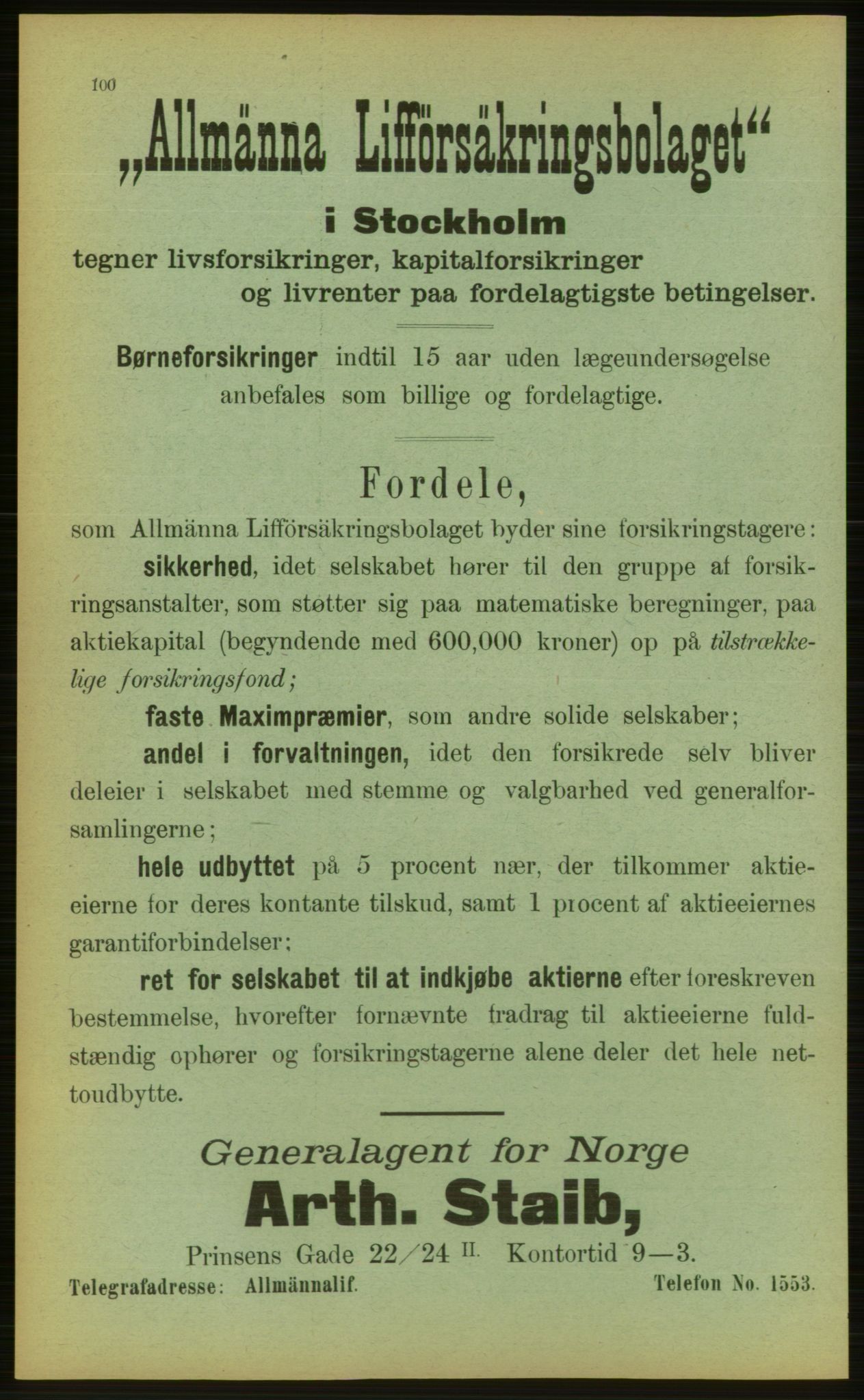 Kristiania/Oslo adressebok, PUBL/-, 1898, s. 100