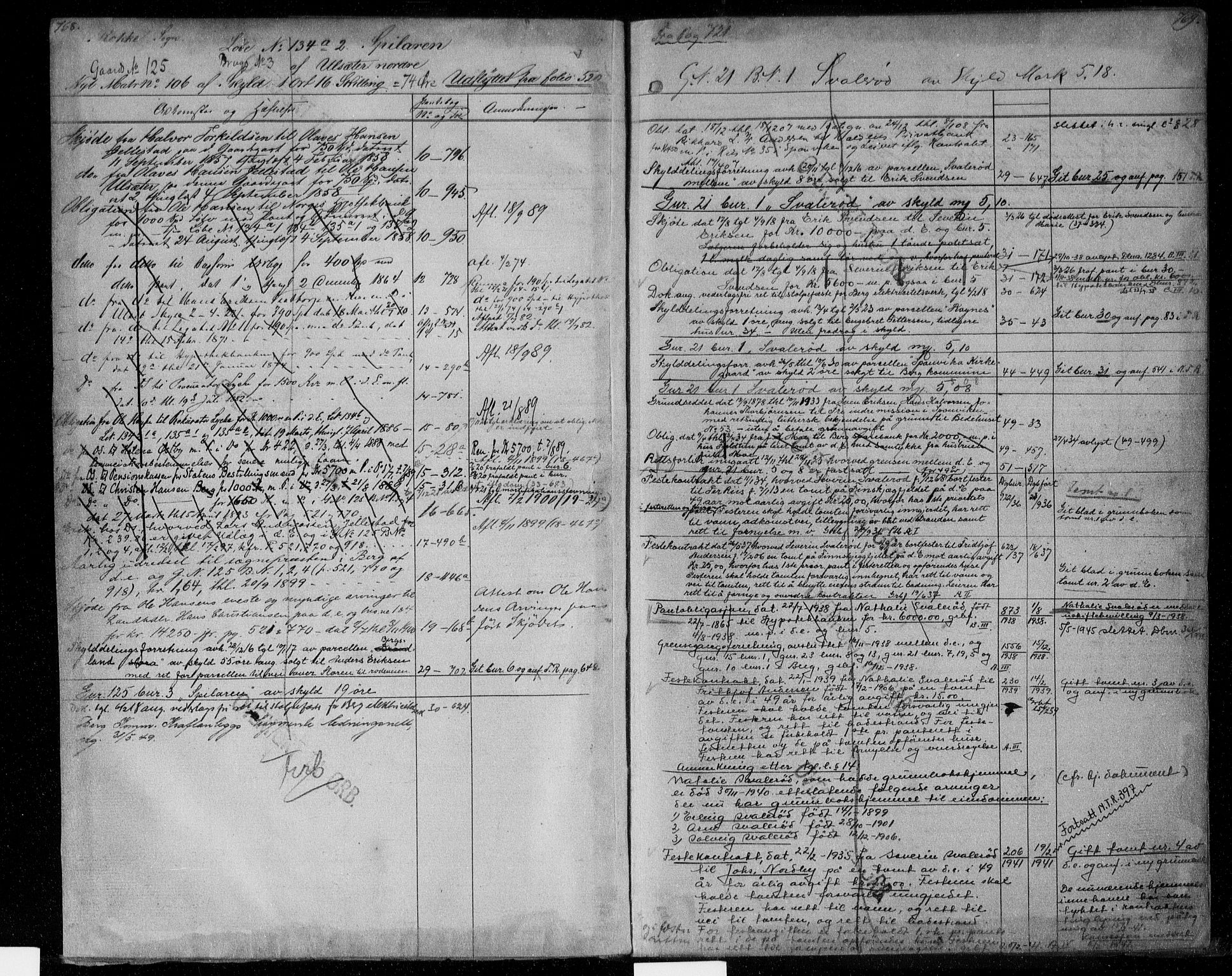 Idd og Marker sorenskriveri, AV/SAO-A-10283/G/Ga/Gac/L0004b: Panteregister nr. II 4b, 1848-1953, s. 768-769