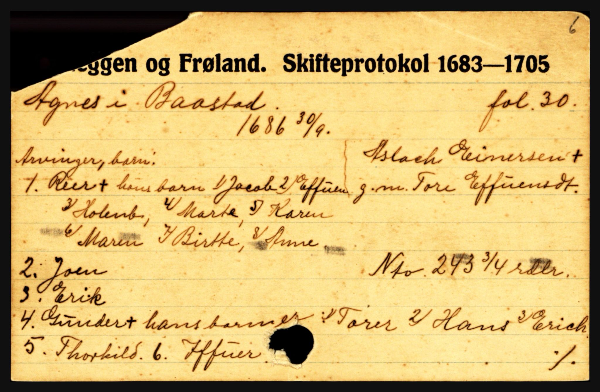 Heggen og Frøland sorenskriveri I, SAO/A-11556/H, 1667-1811, s. 3