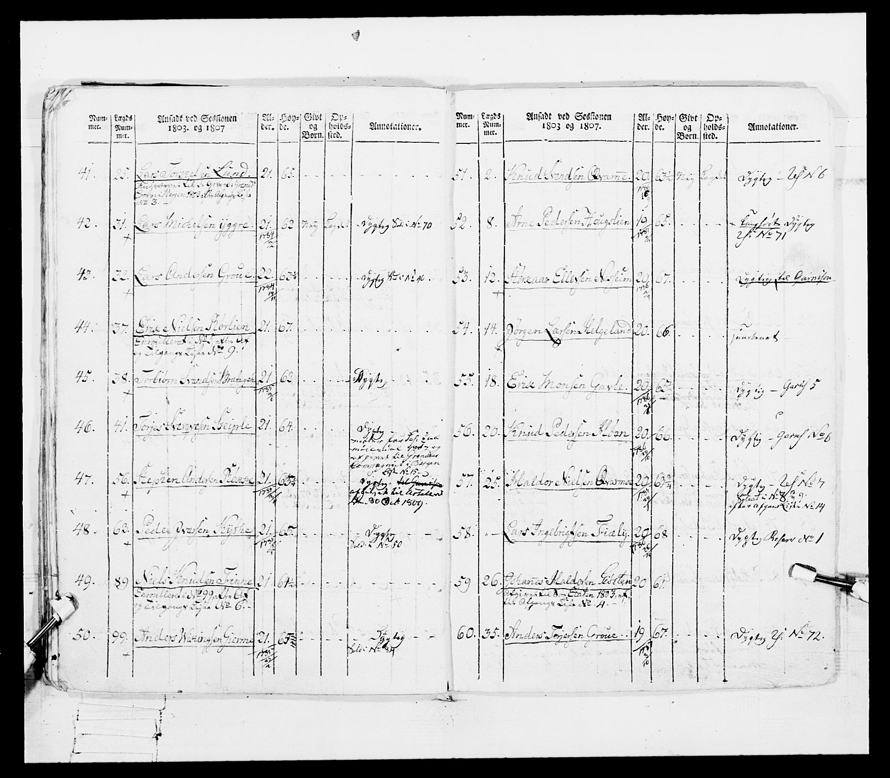 Generalitets- og kommissariatskollegiet, Det kongelige norske kommissariatskollegium, RA/EA-5420/E/Eh/L0097: Bergenhusiske nasjonale infanteriregiment, 1803-1807, s. 269