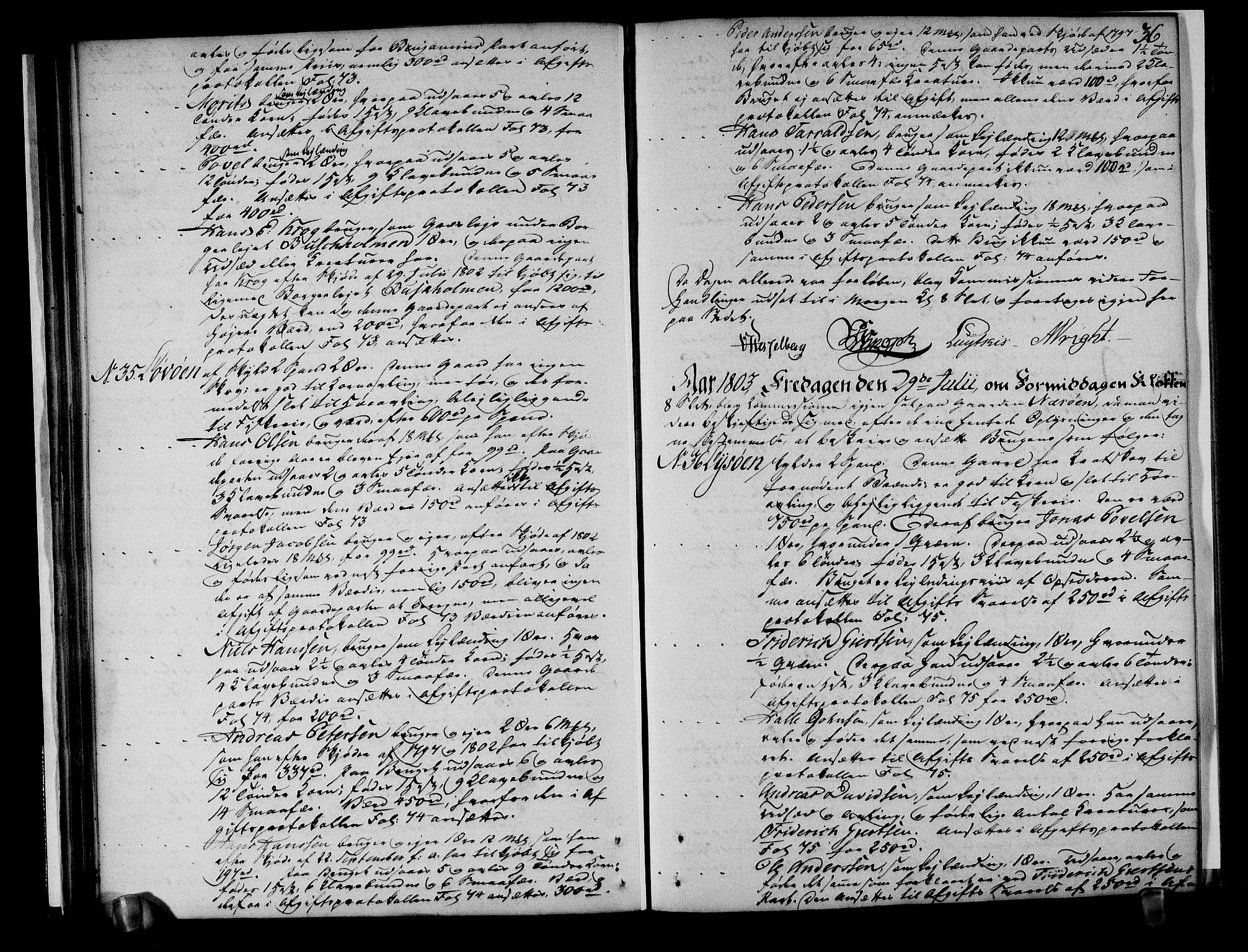 Rentekammeret inntil 1814, Realistisk ordnet avdeling, AV/RA-EA-4070/N/Ne/Nea/L0153: Namdalen fogderi. Deliberasjonsprotokoll, 1803, s. 37
