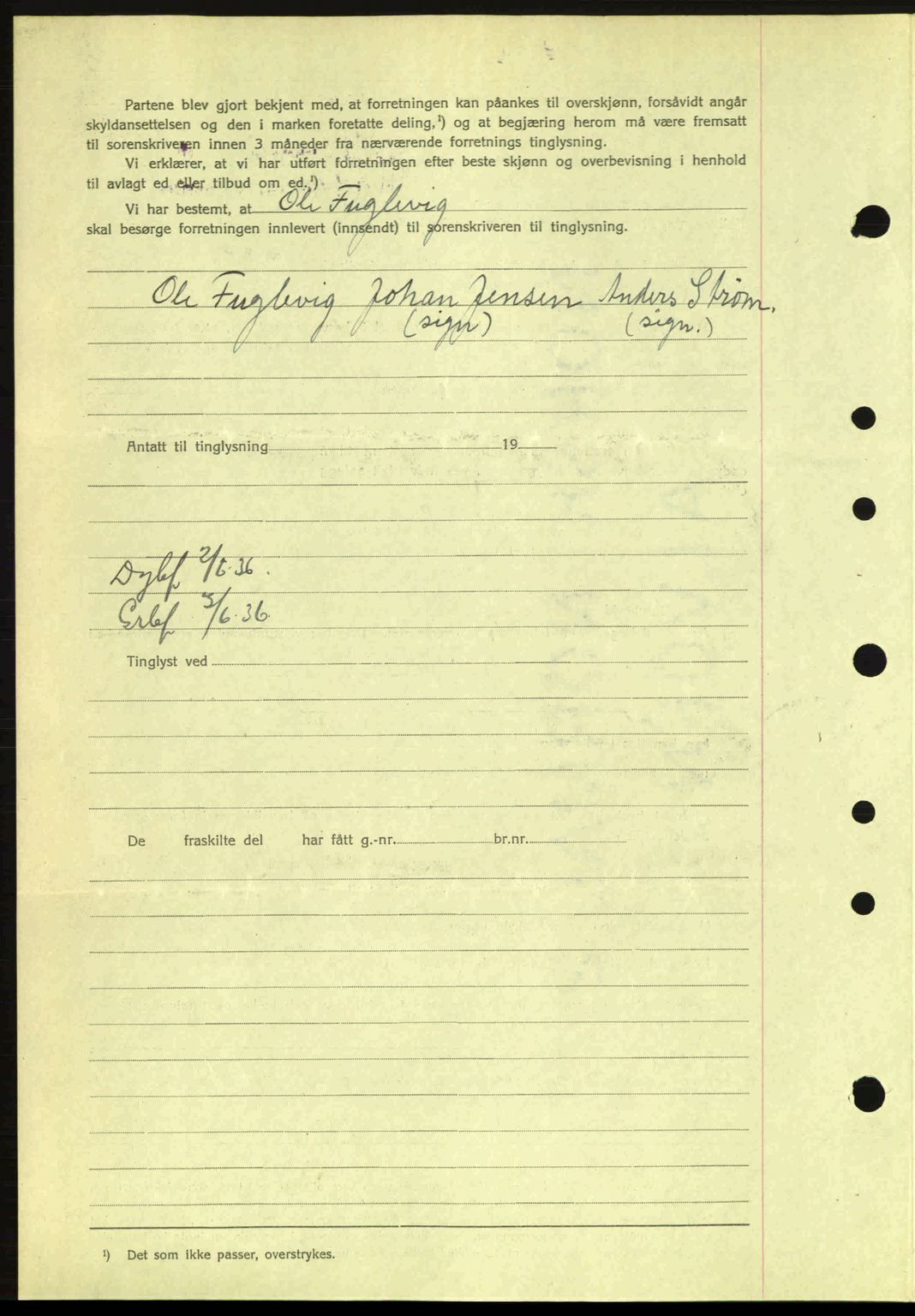 Idd og Marker sorenskriveri, AV/SAO-A-10283/G/Gb/Gbb/L0001: Pantebok nr. A1, 1936-1937, Dagboknr: 569/1936