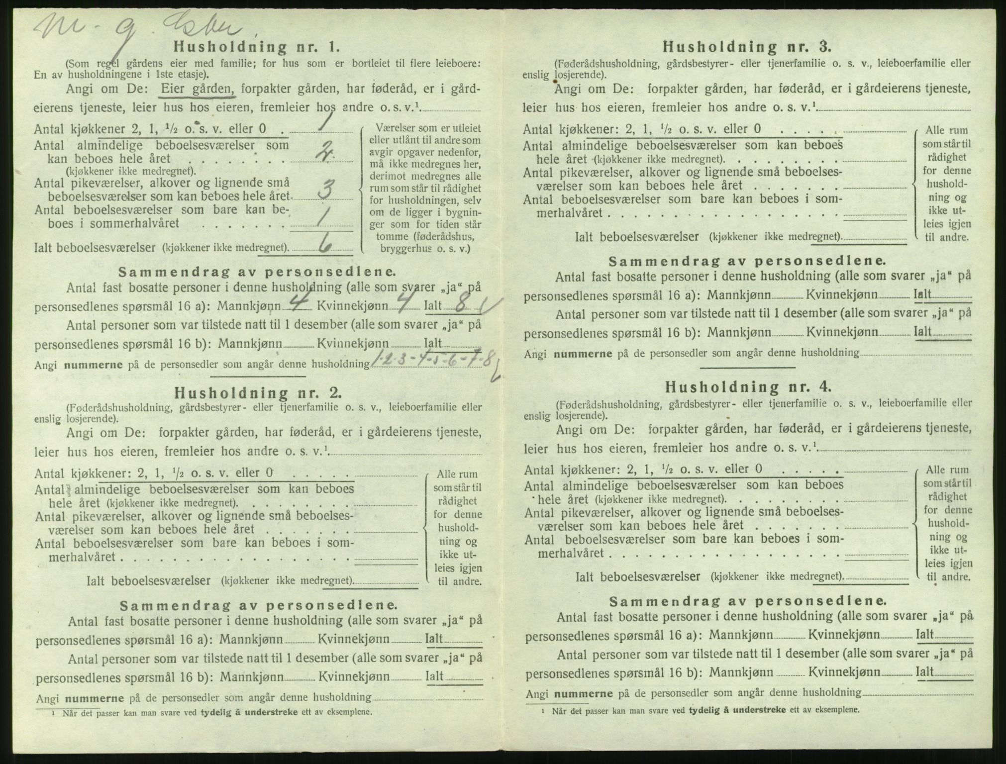 SAT, Folketelling 1920 for 1541 Veøy herred, 1920, s. 662