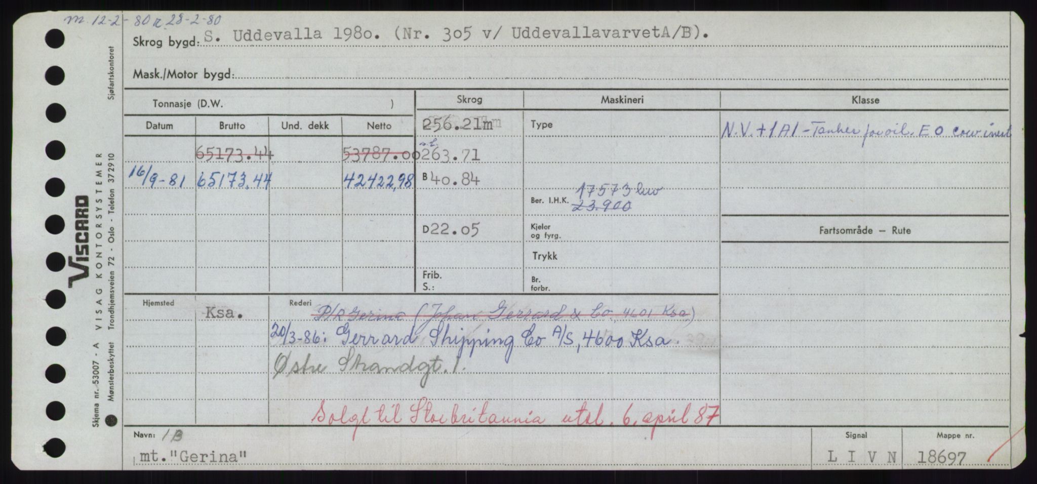 Sjøfartsdirektoratet med forløpere, Skipsmålingen, AV/RA-S-1627/H/Hd/L0012: Fartøy, G-Glø, s. 247