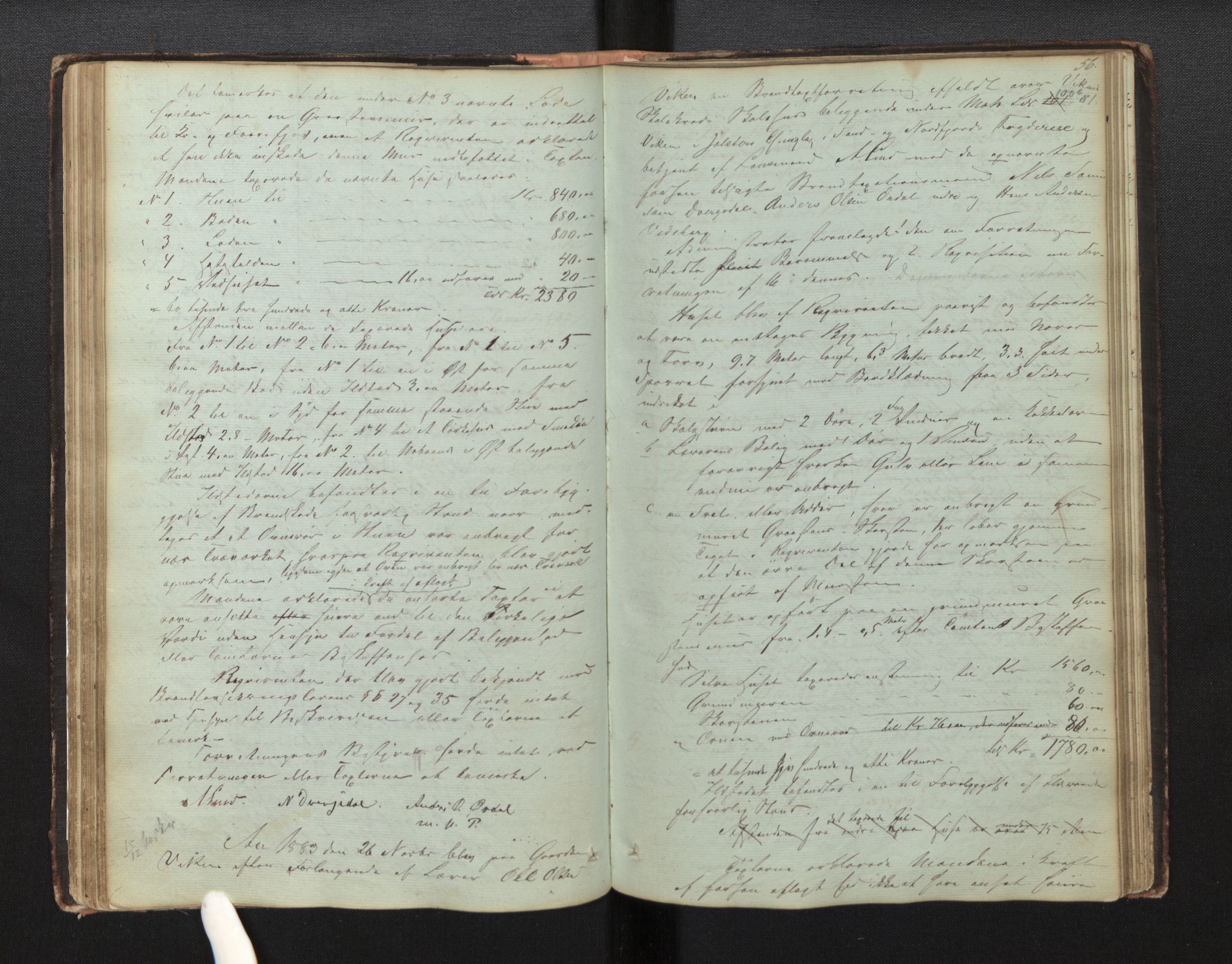 Lensmannen i Jølster, AV/SAB-A-28701/0012/L0001: Branntakstprotokoll, 1850-1910, s. 55b-56a