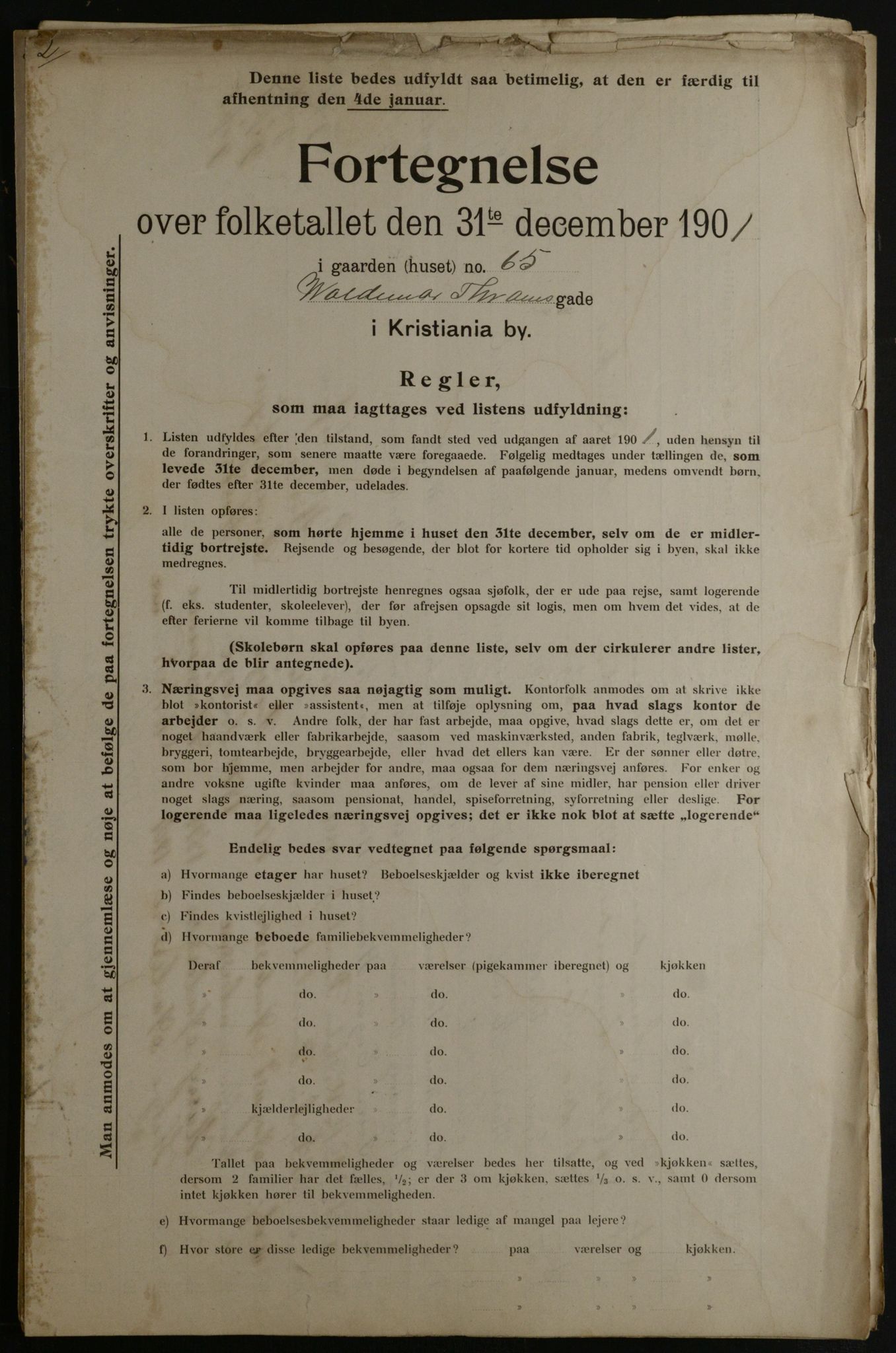 OBA, Kommunal folketelling 31.12.1901 for Kristiania kjøpstad, 1901, s. 19312