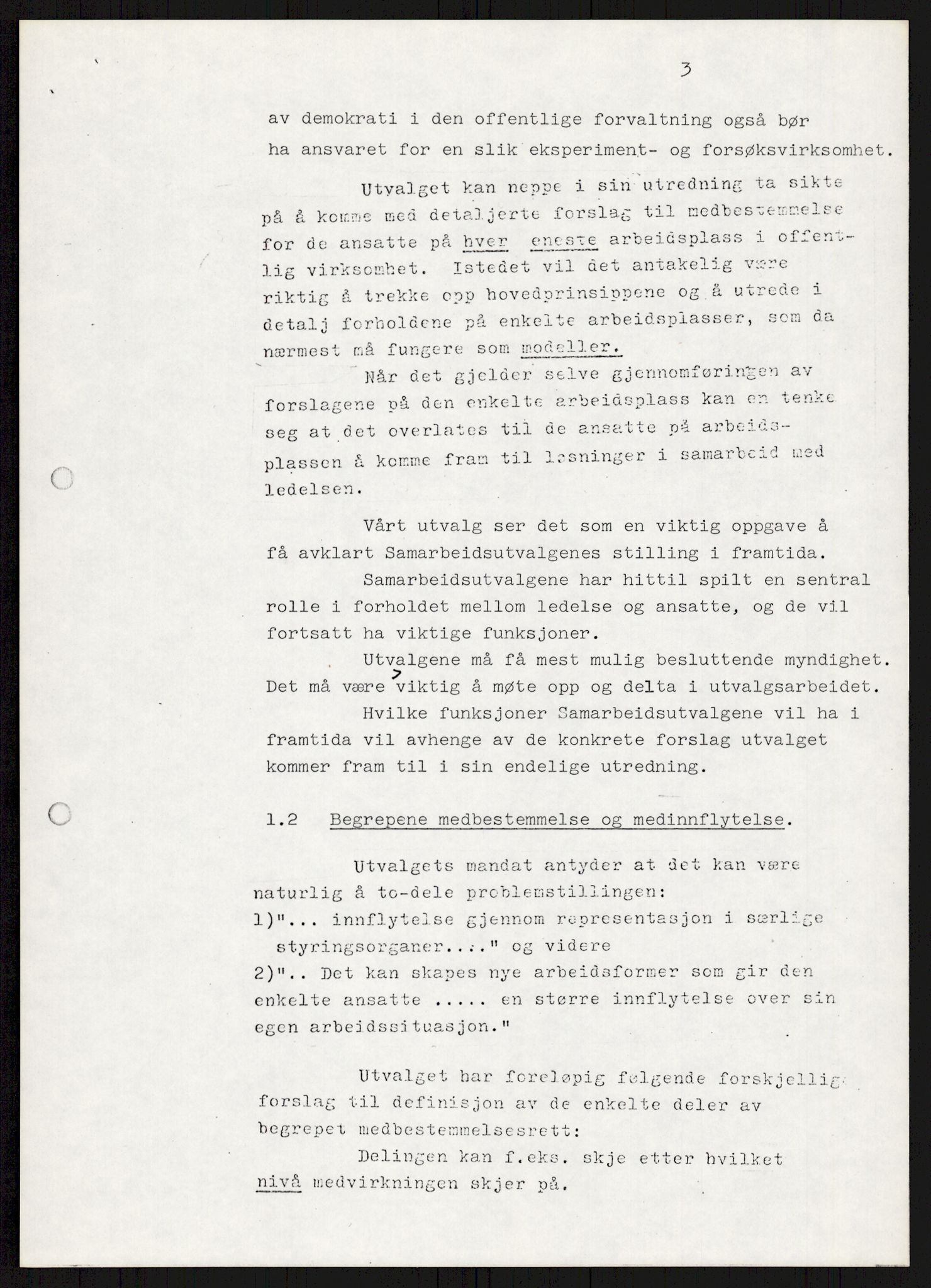 Nygaard, Kristen, AV/RA-PA-1398/F/Fi/L0012: Fagbevegelse, demokrati, Jern- og Metallprosjektet, 1970-2002, s. 636