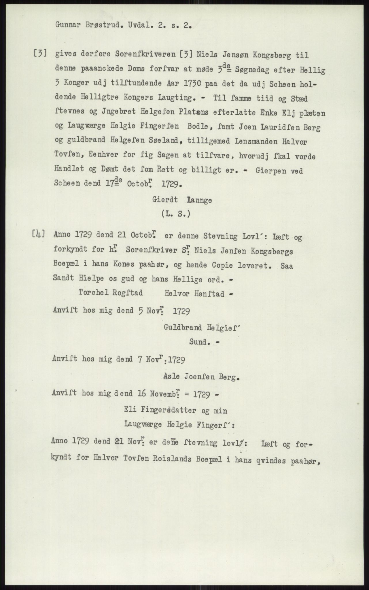 Samlinger til kildeutgivelse, Diplomavskriftsamlingen, AV/RA-EA-4053/H/Ha, s. 1612