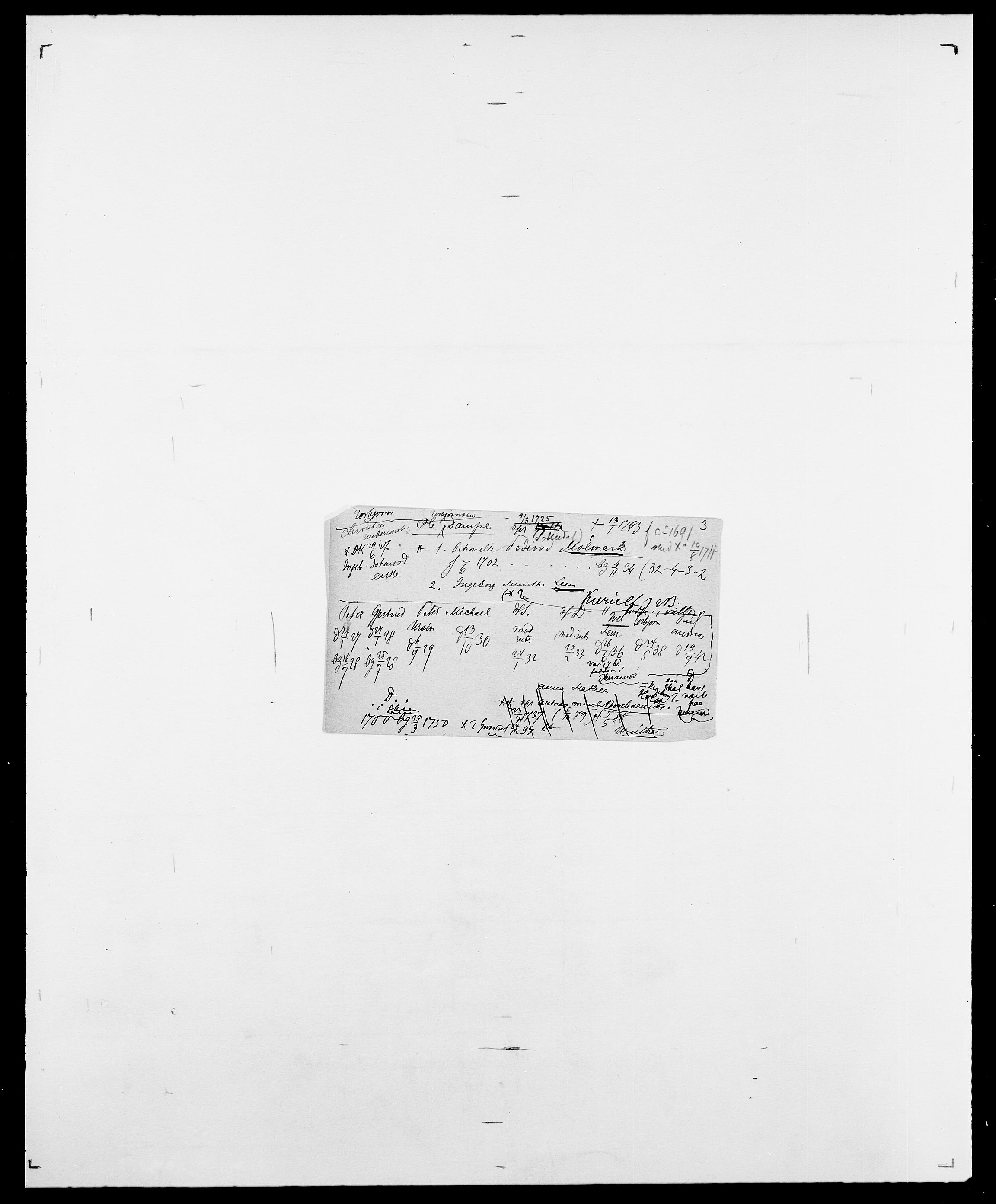 Delgobe, Charles Antoine - samling, SAO/PAO-0038/D/Da/L0009: Dahl - v. Düren, s. 274