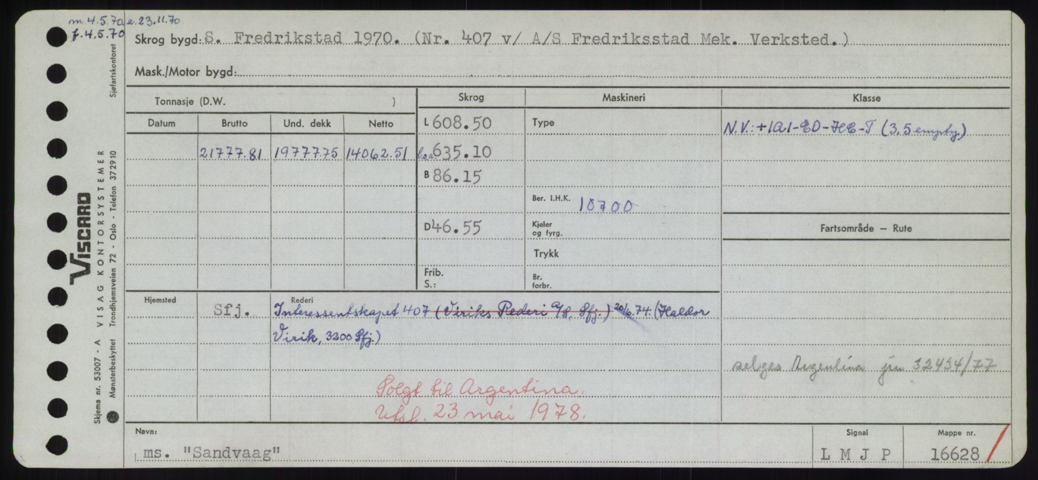 Sjøfartsdirektoratet med forløpere, Skipsmålingen, AV/RA-S-1627/H/Hd/L0032: Fartøy, San-Seve, s. 111