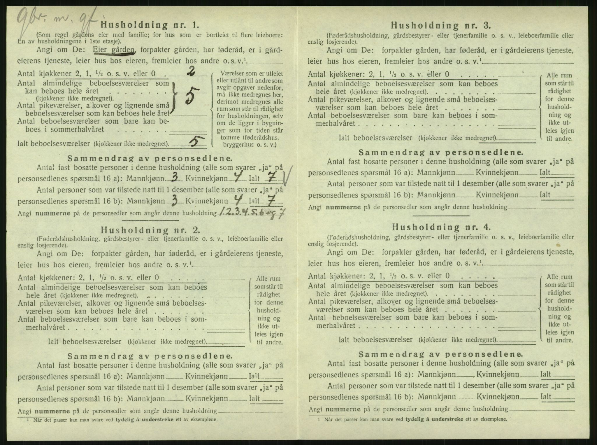 SAT, Folketelling 1920 for 1826 Hattfjelldal herred, 1920, s. 131