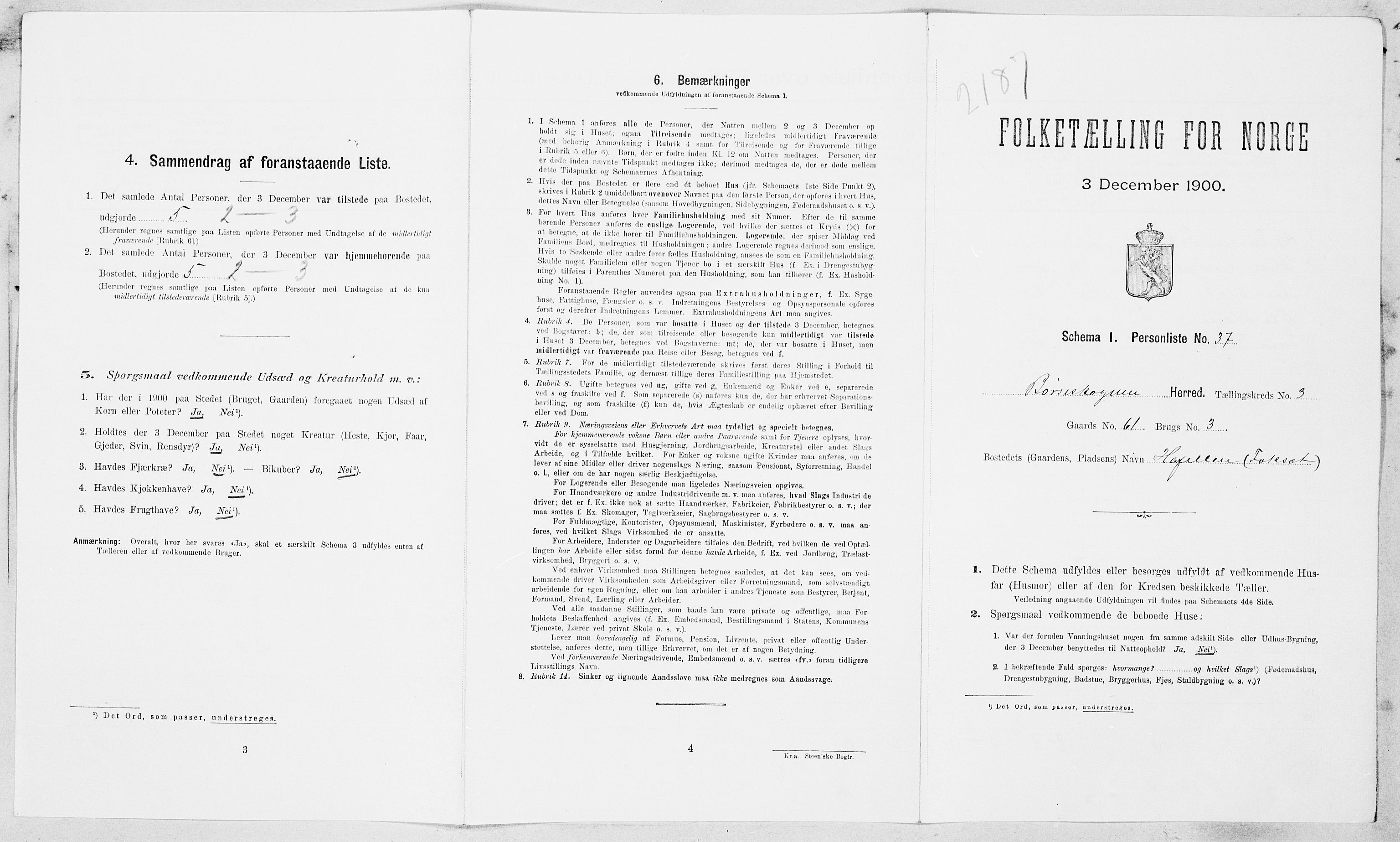 SAT, Folketelling 1900 for 1657 Børseskogn herred, 1900, s. 439