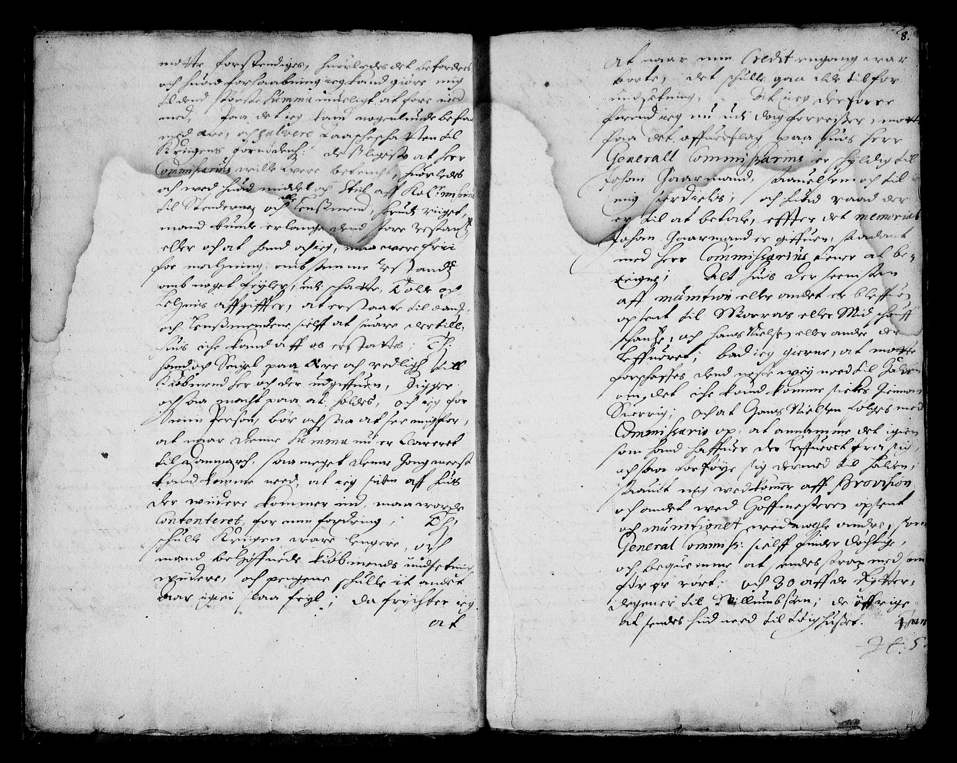 Stattholderembetet 1572-1771, AV/RA-EA-2870/Ba/L0001: Hannibal Sehested kopibok, 1645, s. 7b-8a