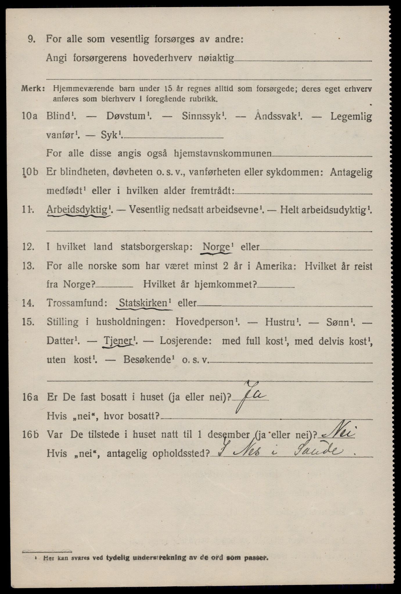 SAKO, Folketelling 1920 for 0827 Hjartdal herred, 1920, s. 3209