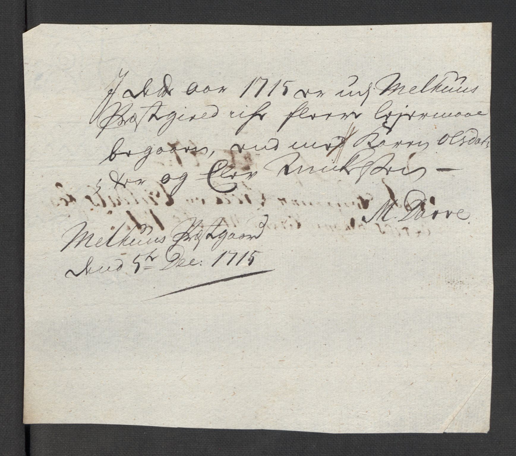 Rentekammeret inntil 1814, Reviderte regnskaper, Fogderegnskap, RA/EA-4092/R60/L3966: Fogderegnskap Orkdal og Gauldal, 1715, s. 404