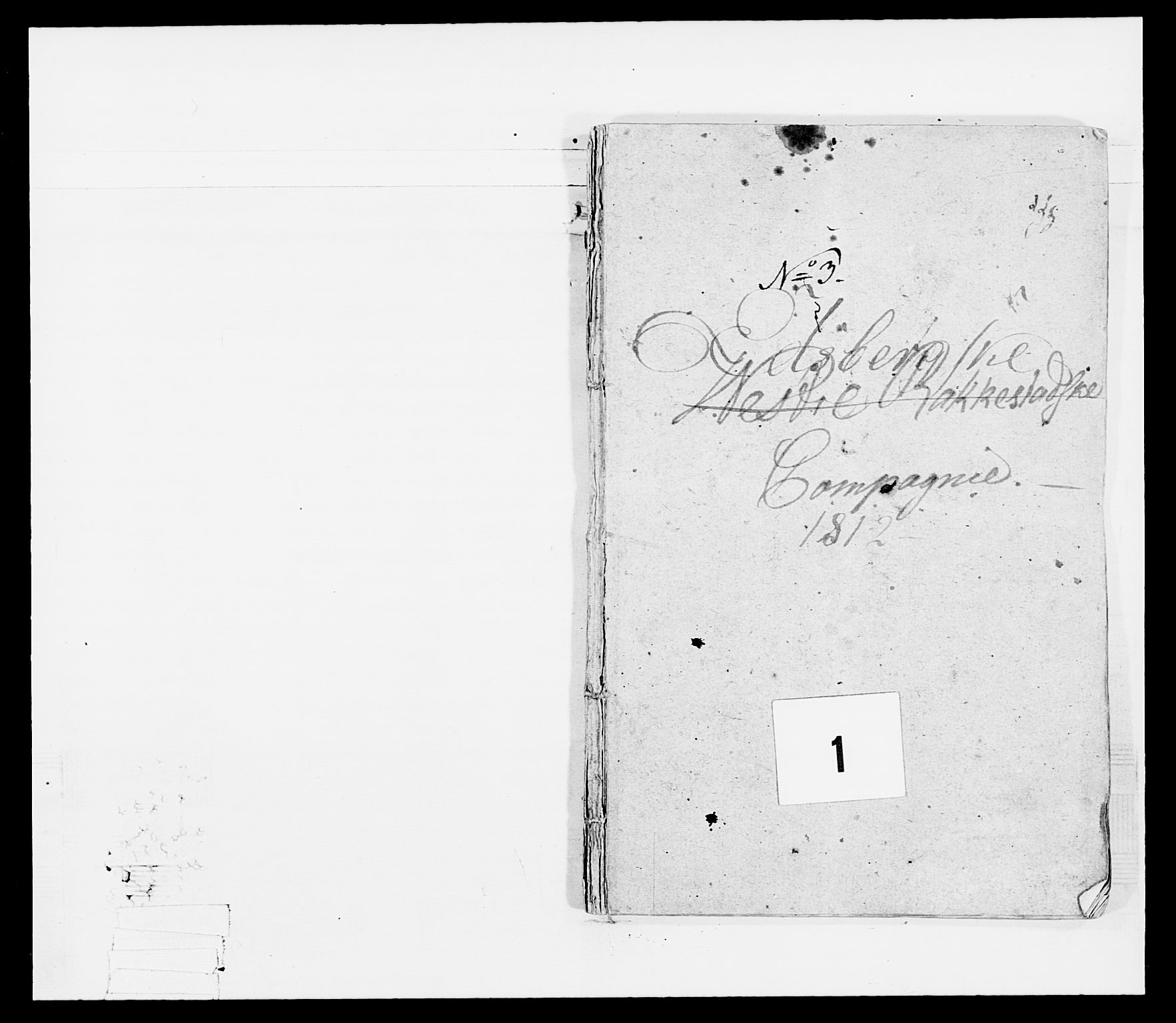 Generalitets- og kommissariatskollegiet, Det kongelige norske kommissariatskollegium, RA/EA-5420/E/Eh/L0048: Akershusiske skarpskytterregiment, 1812, s. 6