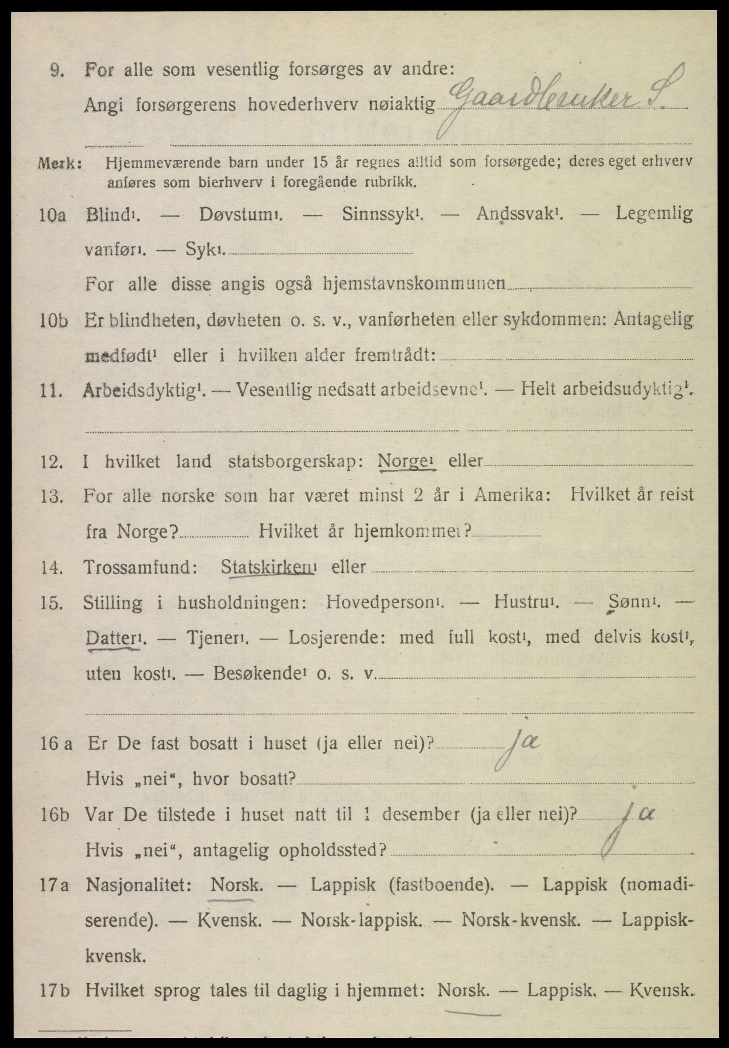 SAT, Folketelling 1920 for 1735 Kvam herred, 1920, s. 1570
