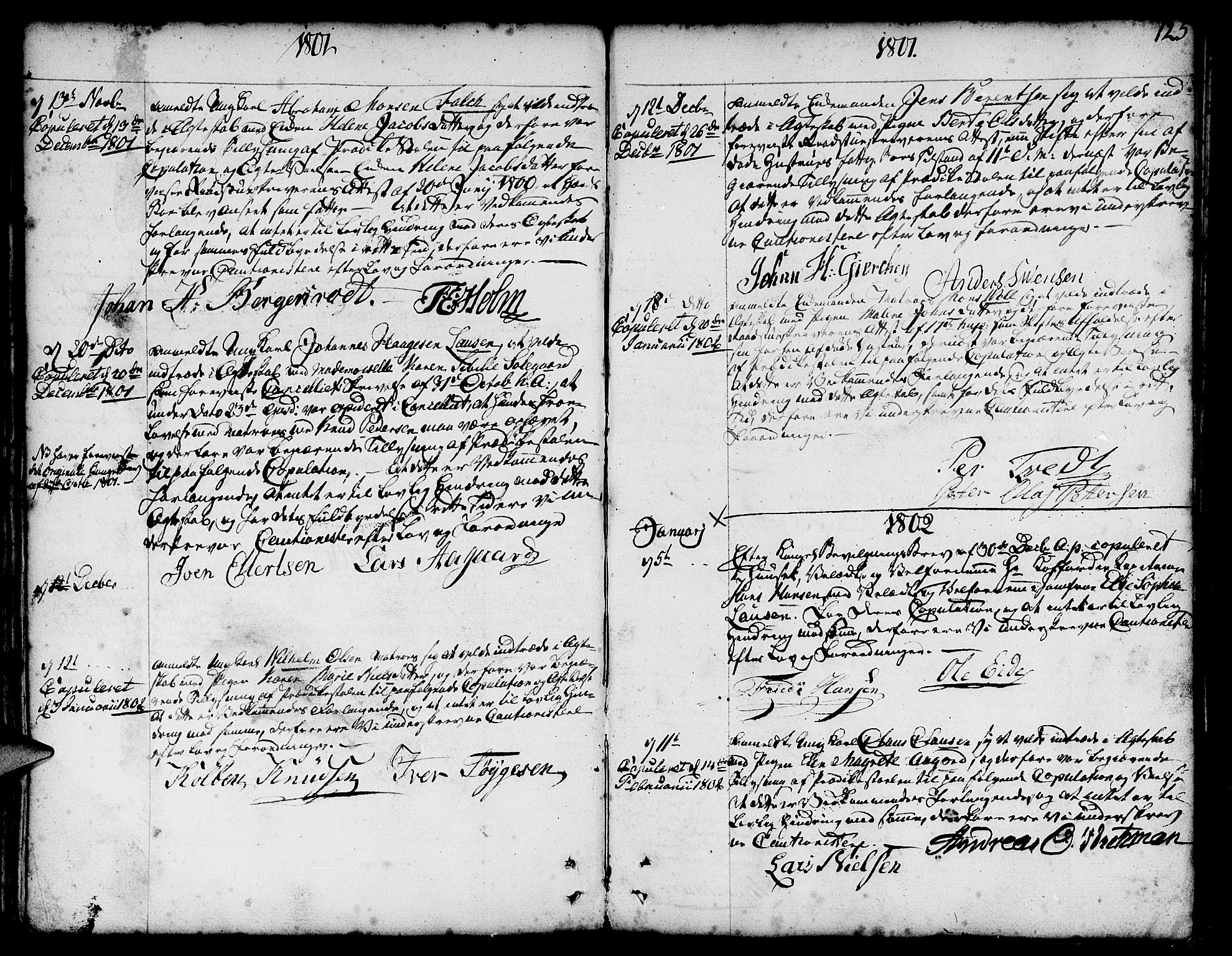 Nykirken Sokneprestembete, AV/SAB-A-77101/H/Haa/L0008: Ministerialbok nr. A 8, 1776-1814, s. 125