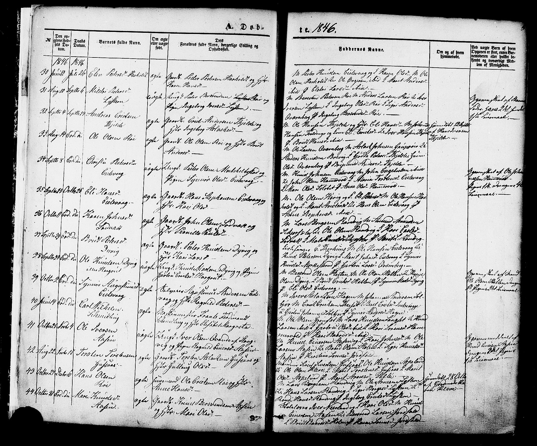 Ministerialprotokoller, klokkerbøker og fødselsregistre - Møre og Romsdal, AV/SAT-A-1454/551/L0625: Ministerialbok nr. 551A05, 1846-1879, s. 5
