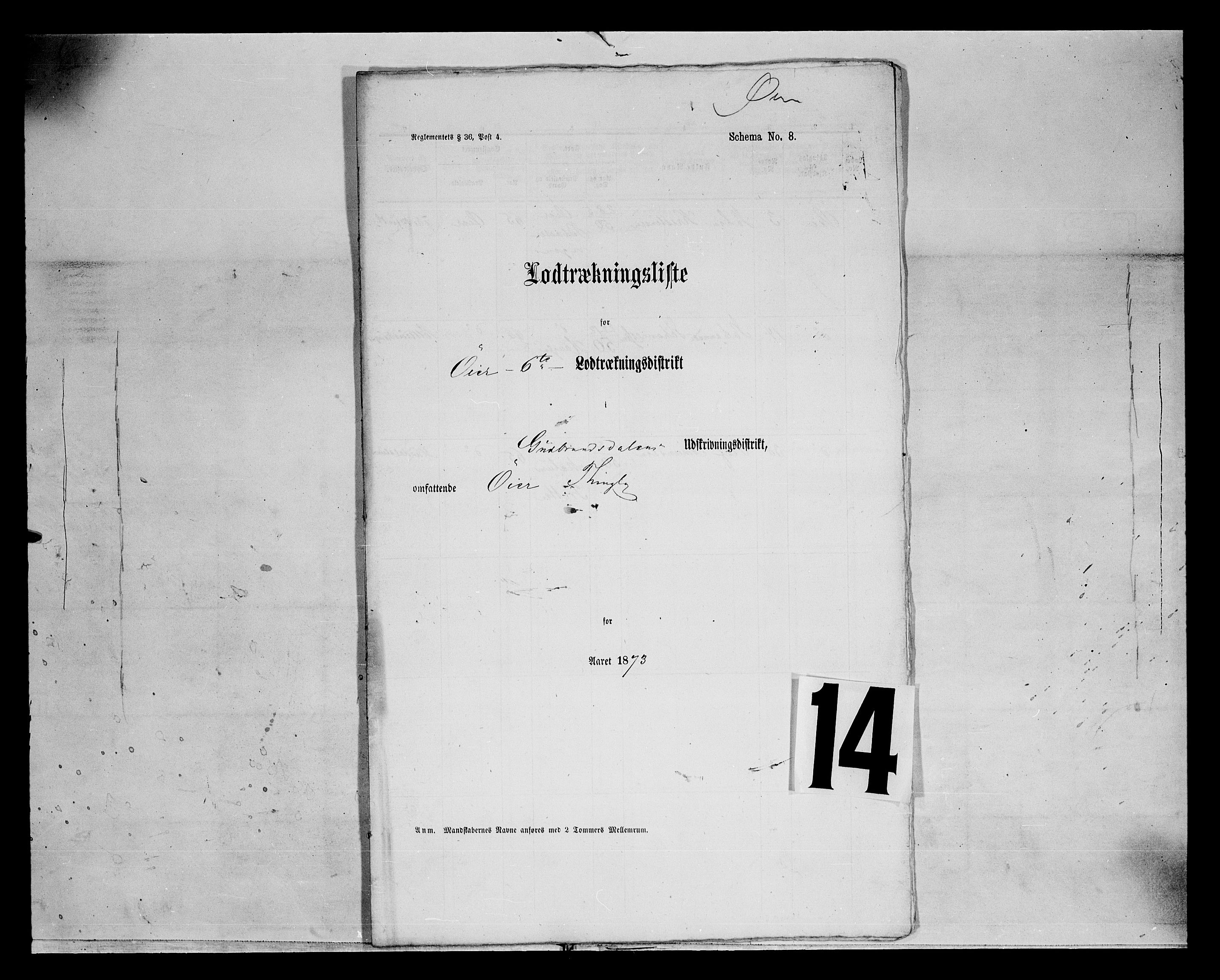 Fylkesmannen i Oppland, SAH/FYO-002/1/K/Kg/L1173: Ringebu og Øyer, 1860-1879, s. 113