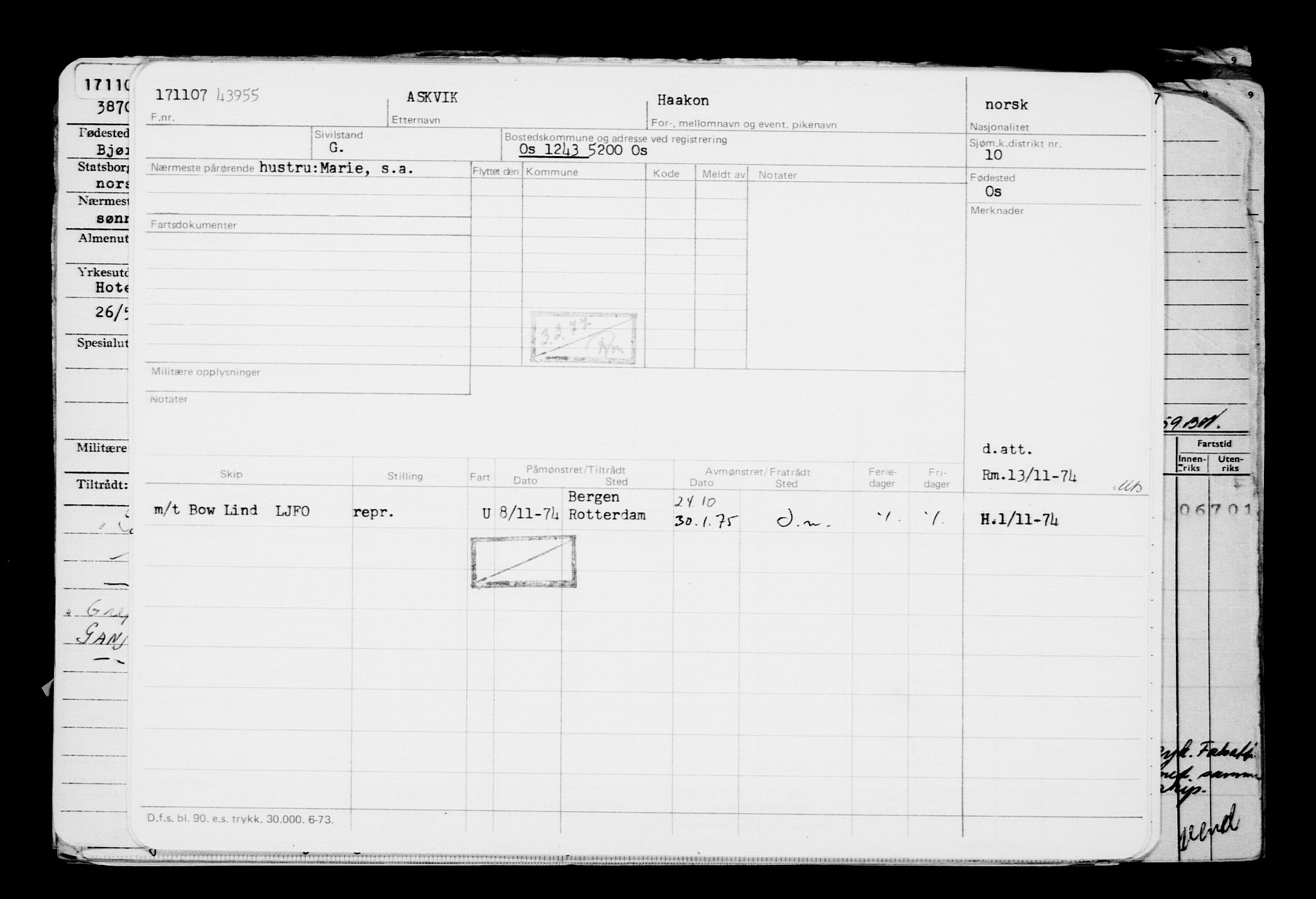 Direktoratet for sjømenn, AV/RA-S-3545/G/Gb/L0074: Hovedkort, 1907, s. 190