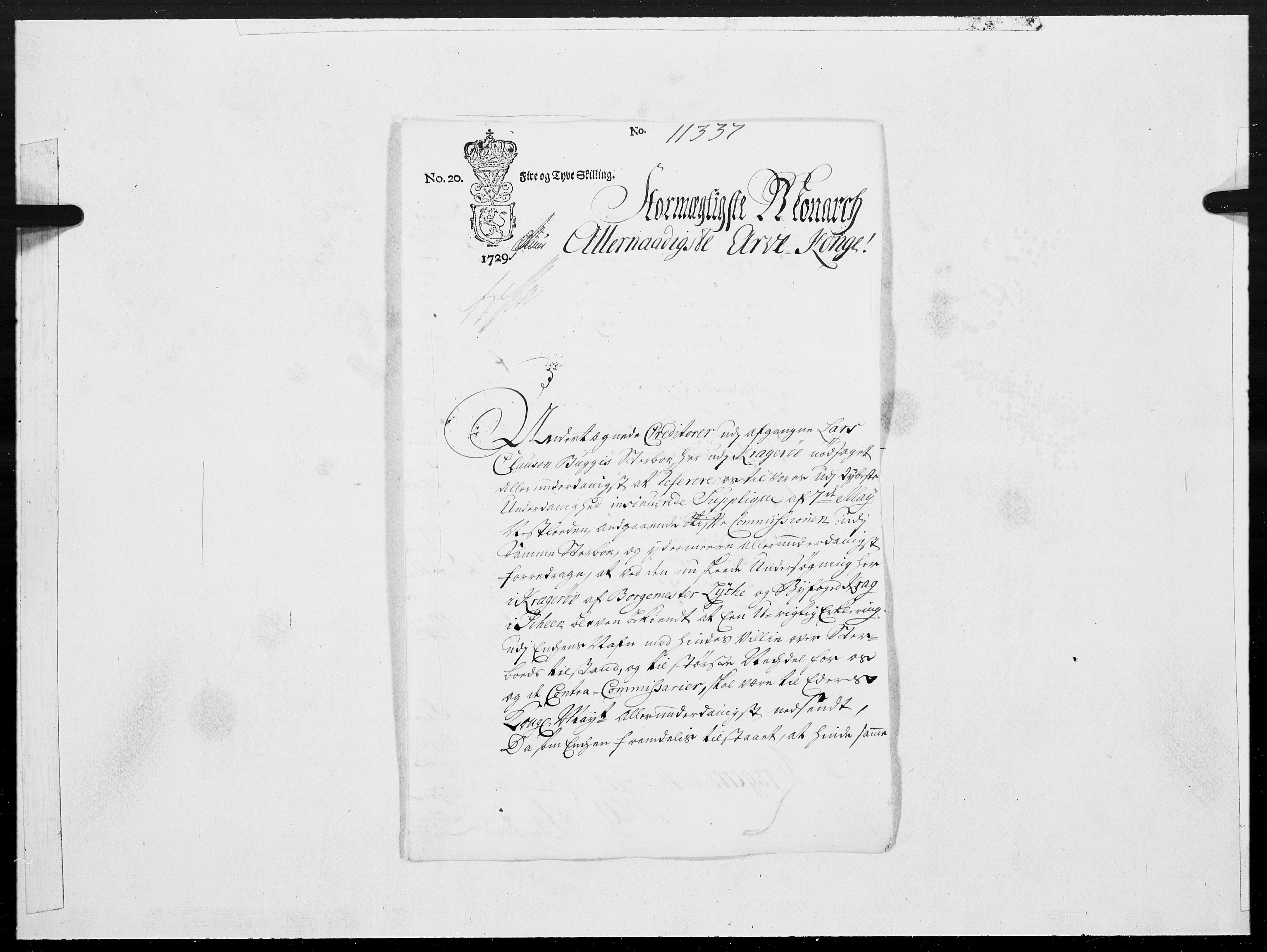 Danske Kanselli 1572-1799, AV/RA-EA-3023/F/Fc/Fcc/Fcca/L0106: Norske innlegg 1572-1799, 1730, s. 8