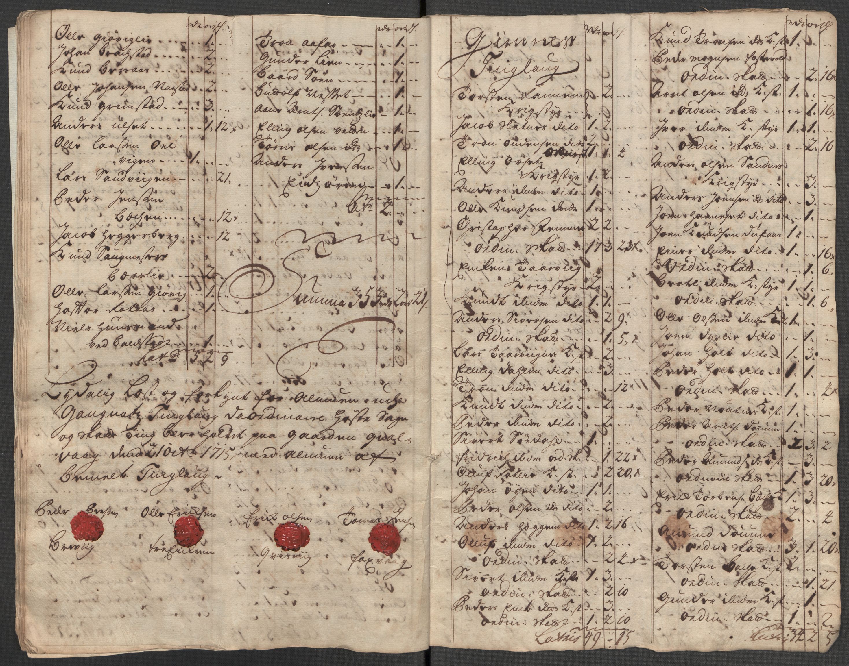 Rentekammeret inntil 1814, Reviderte regnskaper, Fogderegnskap, AV/RA-EA-4092/R56/L3748: Fogderegnskap Nordmøre, 1714-1715, s. 588