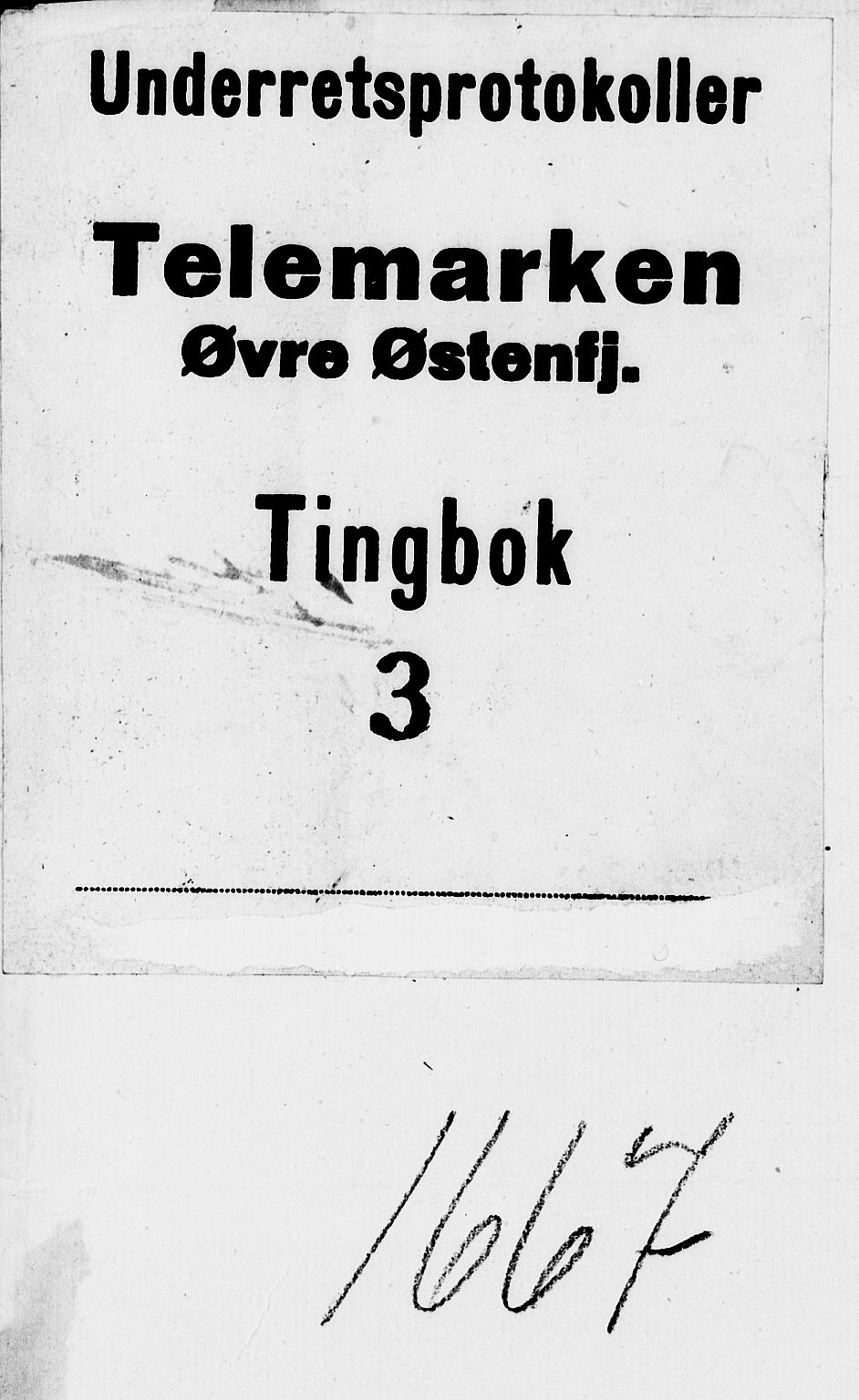 Øvre Telemark østfjelske sorenskriveri, AV/SAKO-A-213/F/Fa/Faa/L0003: Tingbok, 1667