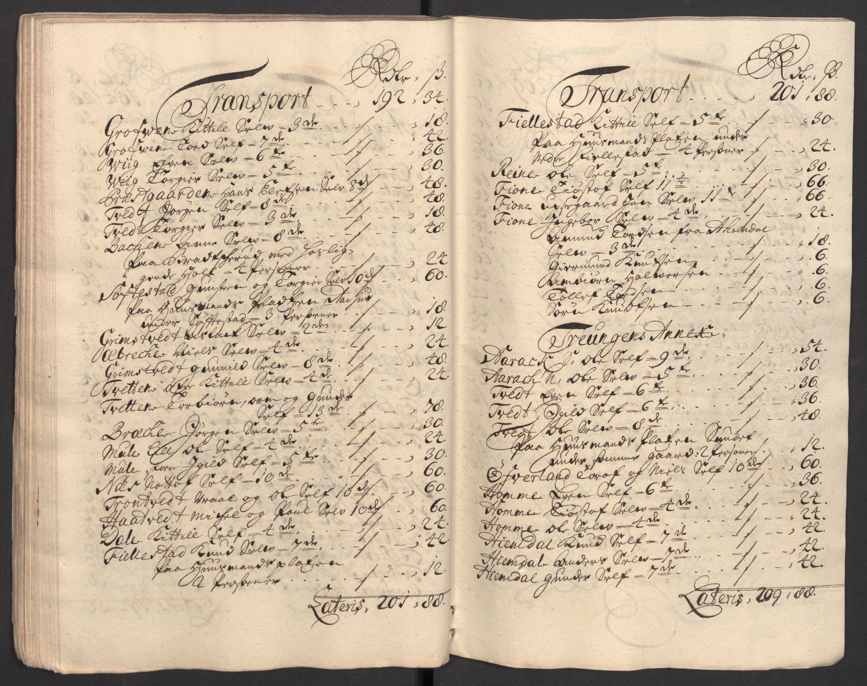 Rentekammeret inntil 1814, Reviderte regnskaper, Fogderegnskap, AV/RA-EA-4092/R36/L2121: Fogderegnskap Øvre og Nedre Telemark og Bamble, 1711, s. 67