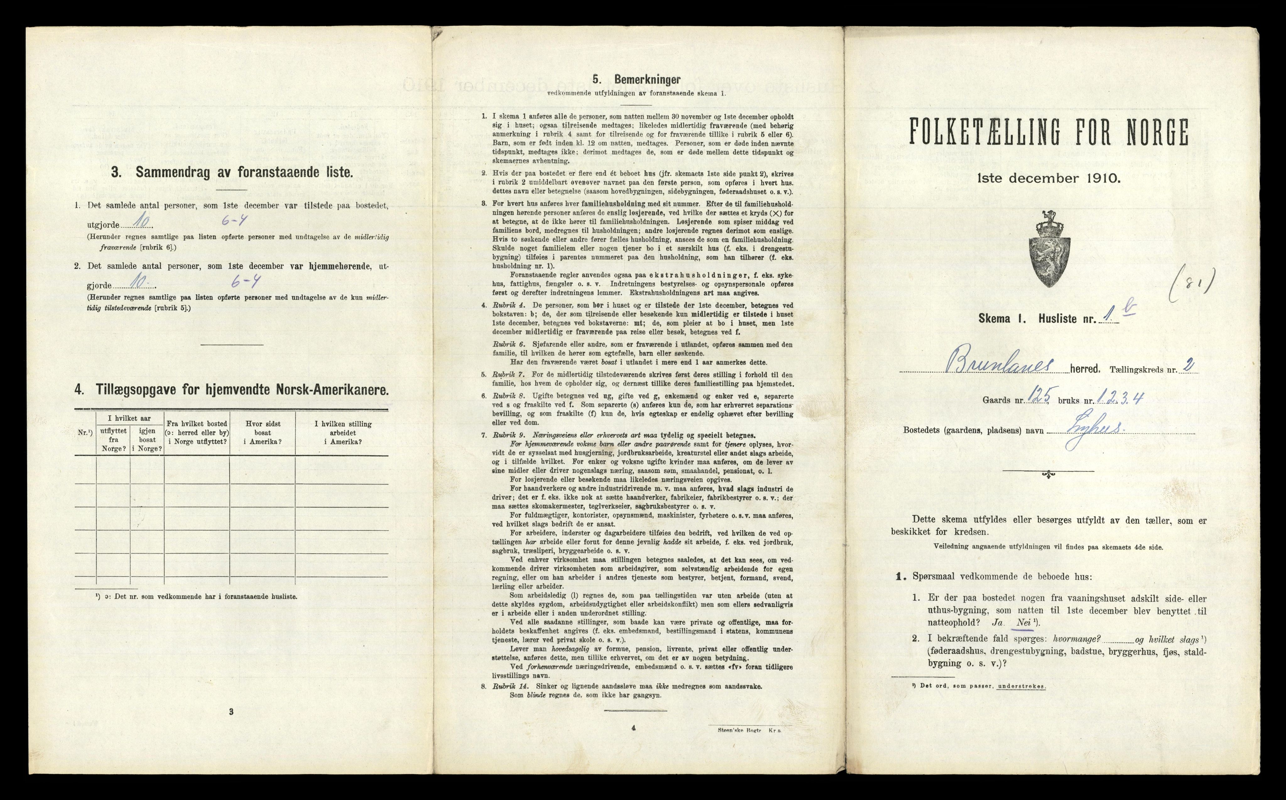 RA, Folketelling 1910 for 0726 Brunlanes herred, 1910, s. 387