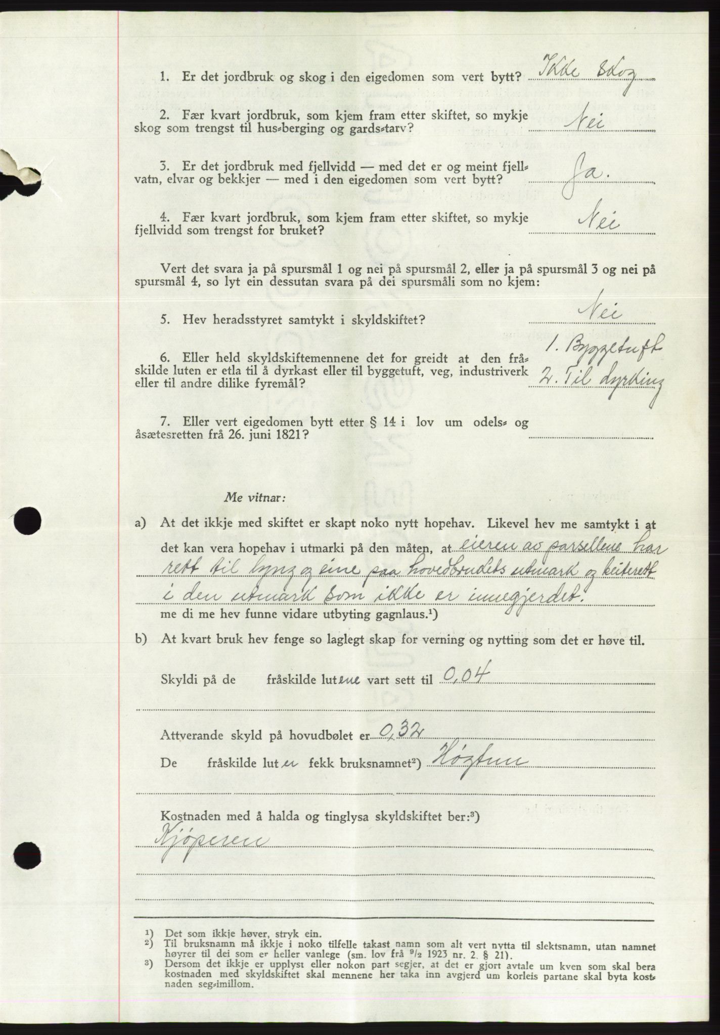 Søre Sunnmøre sorenskriveri, AV/SAT-A-4122/1/2/2C/L0075: Pantebok nr. 1A, 1943-1943, Dagboknr: 793/1943