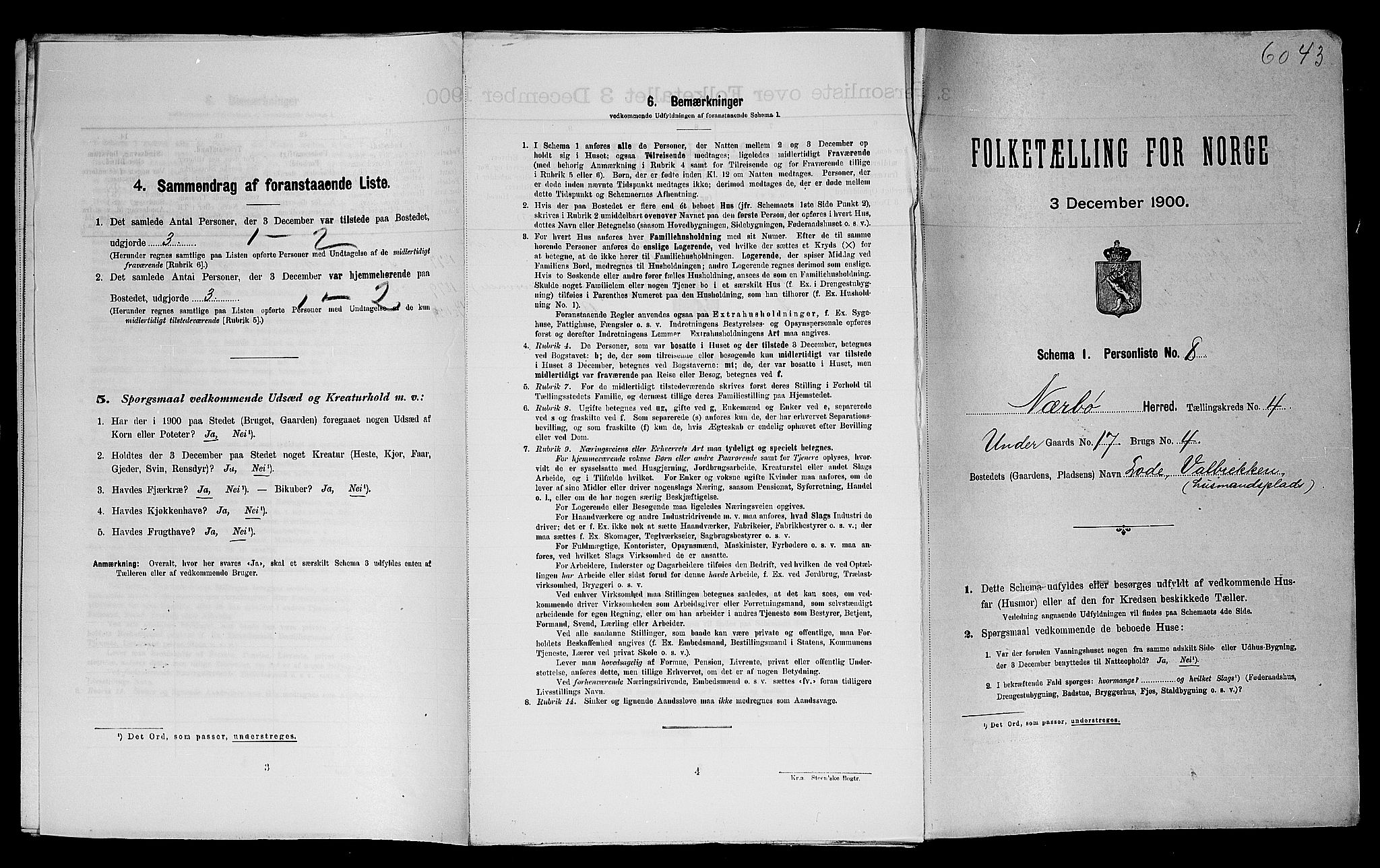 SAST, Folketelling 1900 for 1119 Nærbø herred, 1900, s. 337
