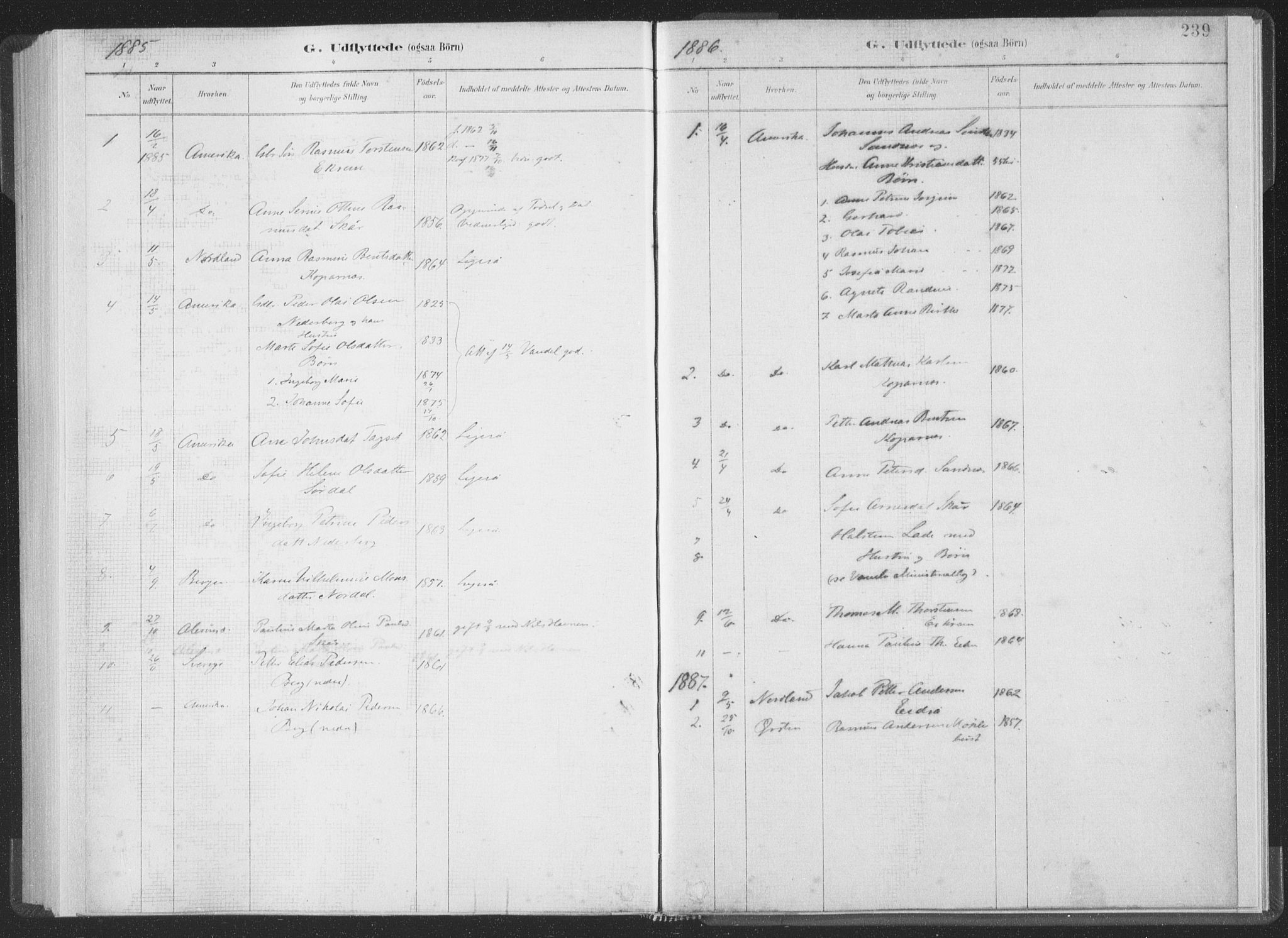 Ministerialprotokoller, klokkerbøker og fødselsregistre - Møre og Romsdal, SAT/A-1454/502/L0025: Ministerialbok nr. 502A03, 1885-1909, s. 239