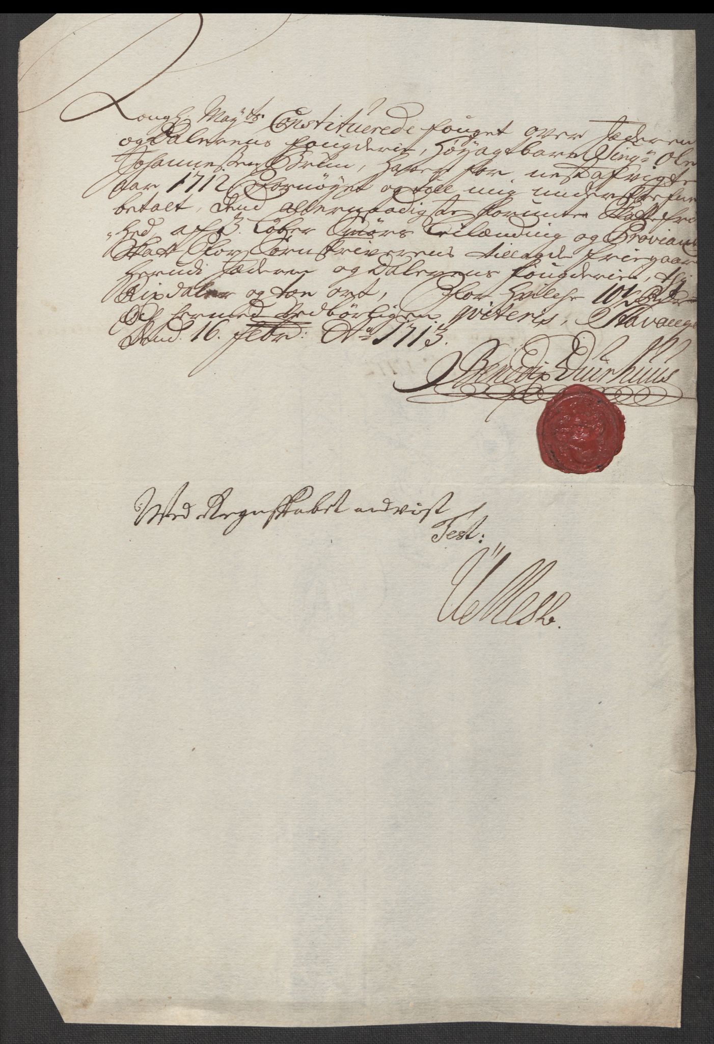 Rentekammeret inntil 1814, Reviderte regnskaper, Fogderegnskap, AV/RA-EA-4092/R46/L2737: Fogderegnskap Jæren og Dalane, 1712, s. 194