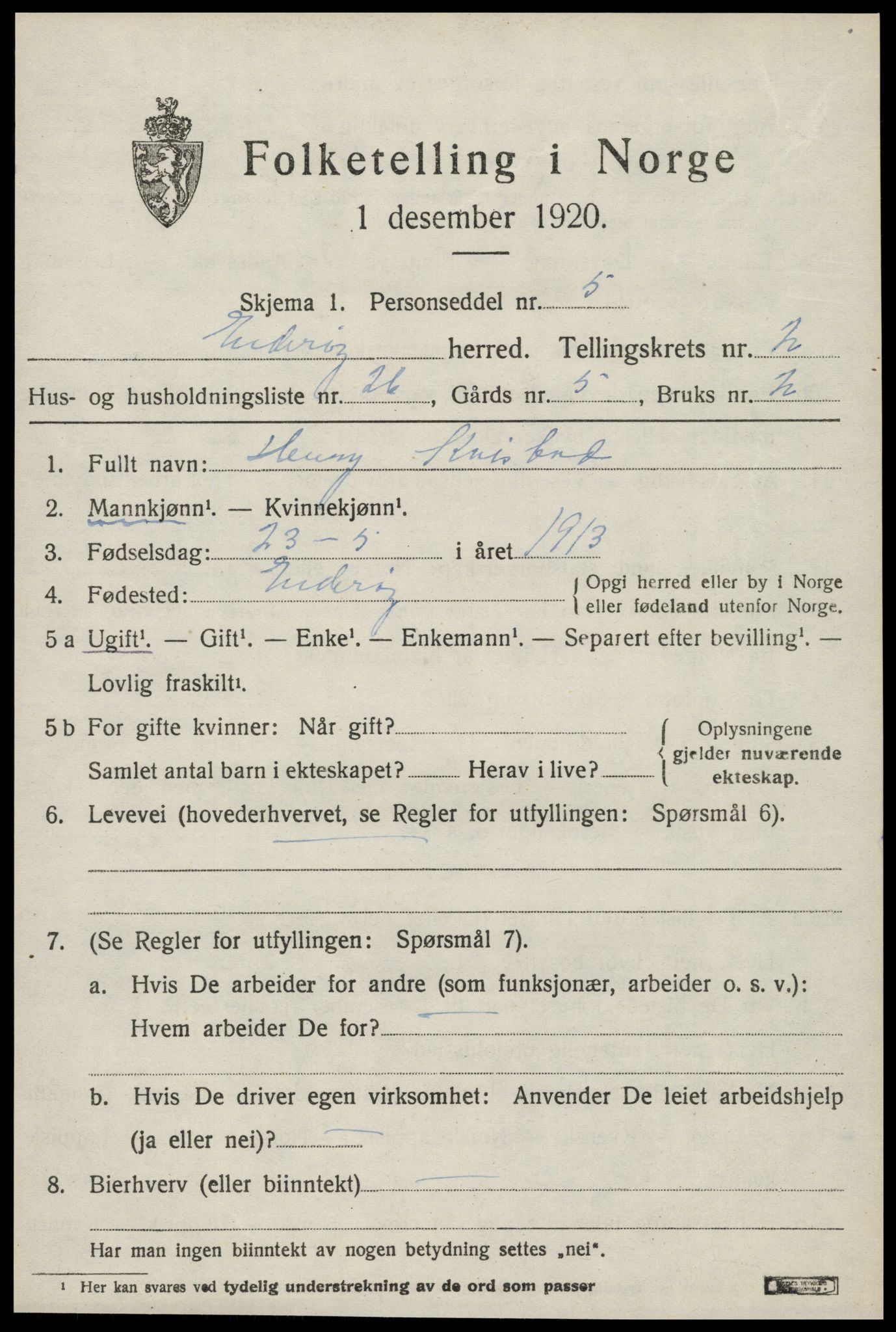 SAT, Folketelling 1920 for 1729 Inderøy herred, 1920, s. 2121