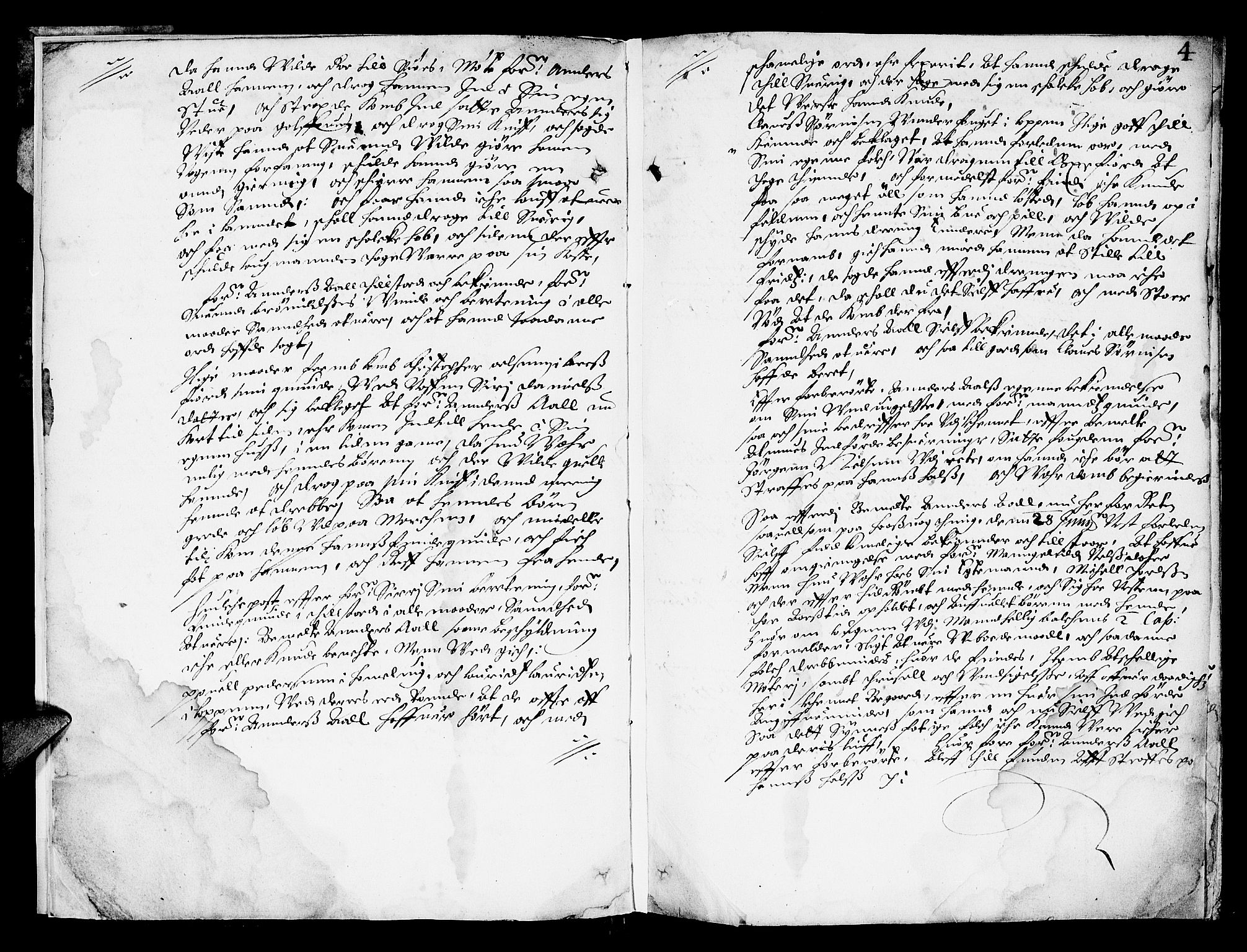 Finnmark sorenskriveri, AV/SATØ-S-0053/F/Fa/L0010: Justisprotokoller, 1654-1663, s. 3b-4a