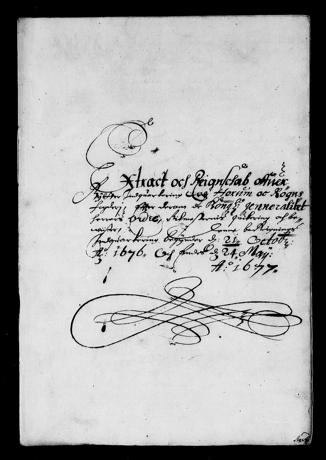 Rentekammeret inntil 1814, Reviderte regnskaper, Stiftamtstueregnskaper, Landkommissariatet på Akershus og Akershus stiftamt, AV/RA-EA-5869/R/Rb/L0140: Akershus stiftamt, 1675-1677