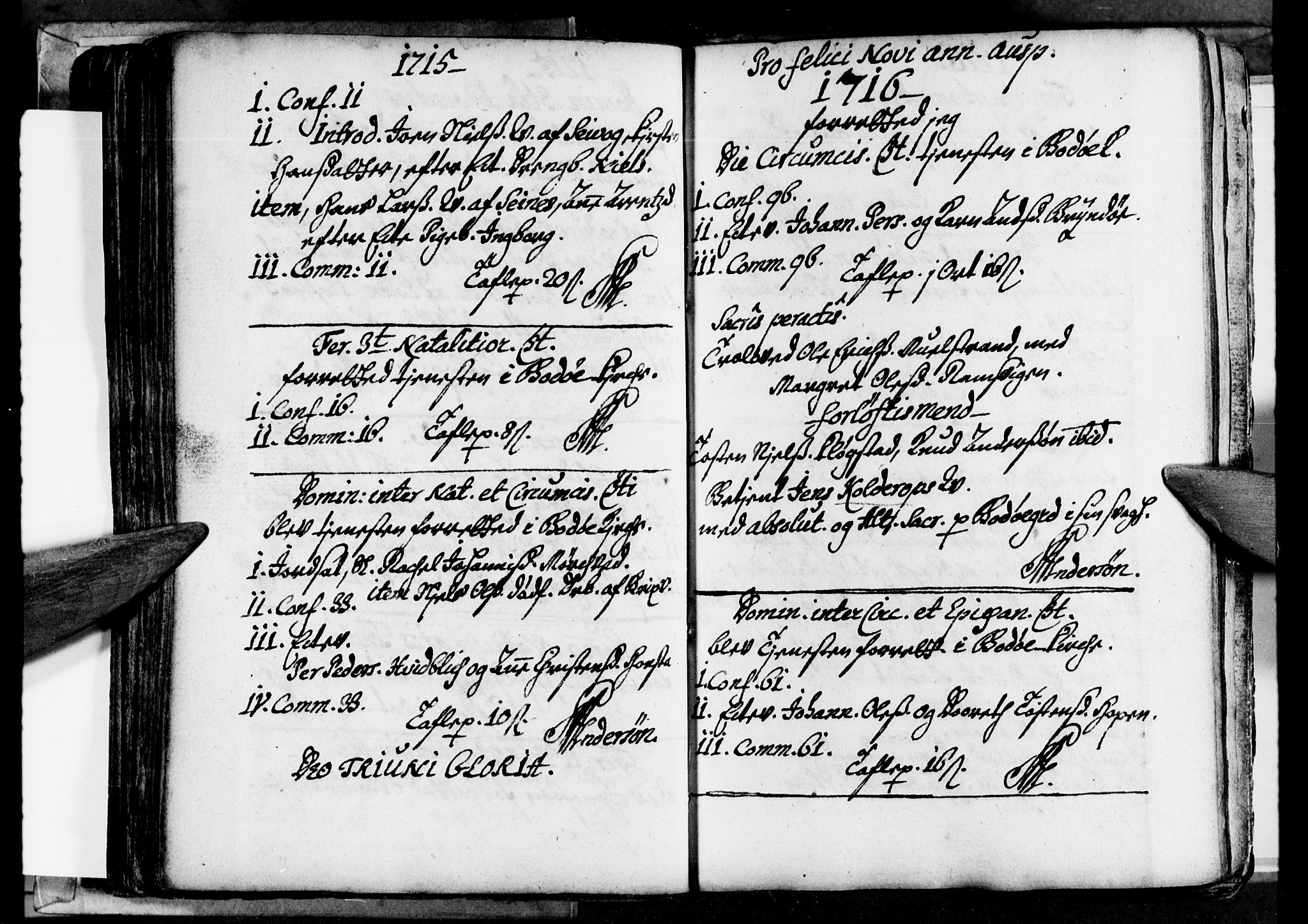 Ministerialprotokoller, klokkerbøker og fødselsregistre - Nordland, AV/SAT-A-1459/801/L0001: Ministerialbok nr. 801A01, 1713-1724