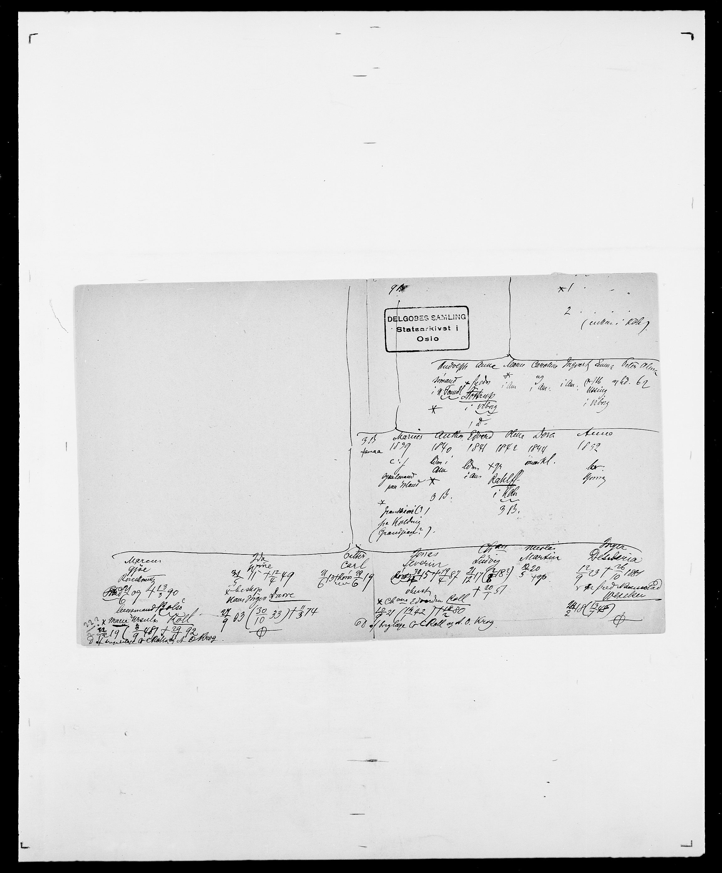 Delgobe, Charles Antoine - samling, SAO/PAO-0038/D/Da/L0009: Dahl - v. Düren, s. 496