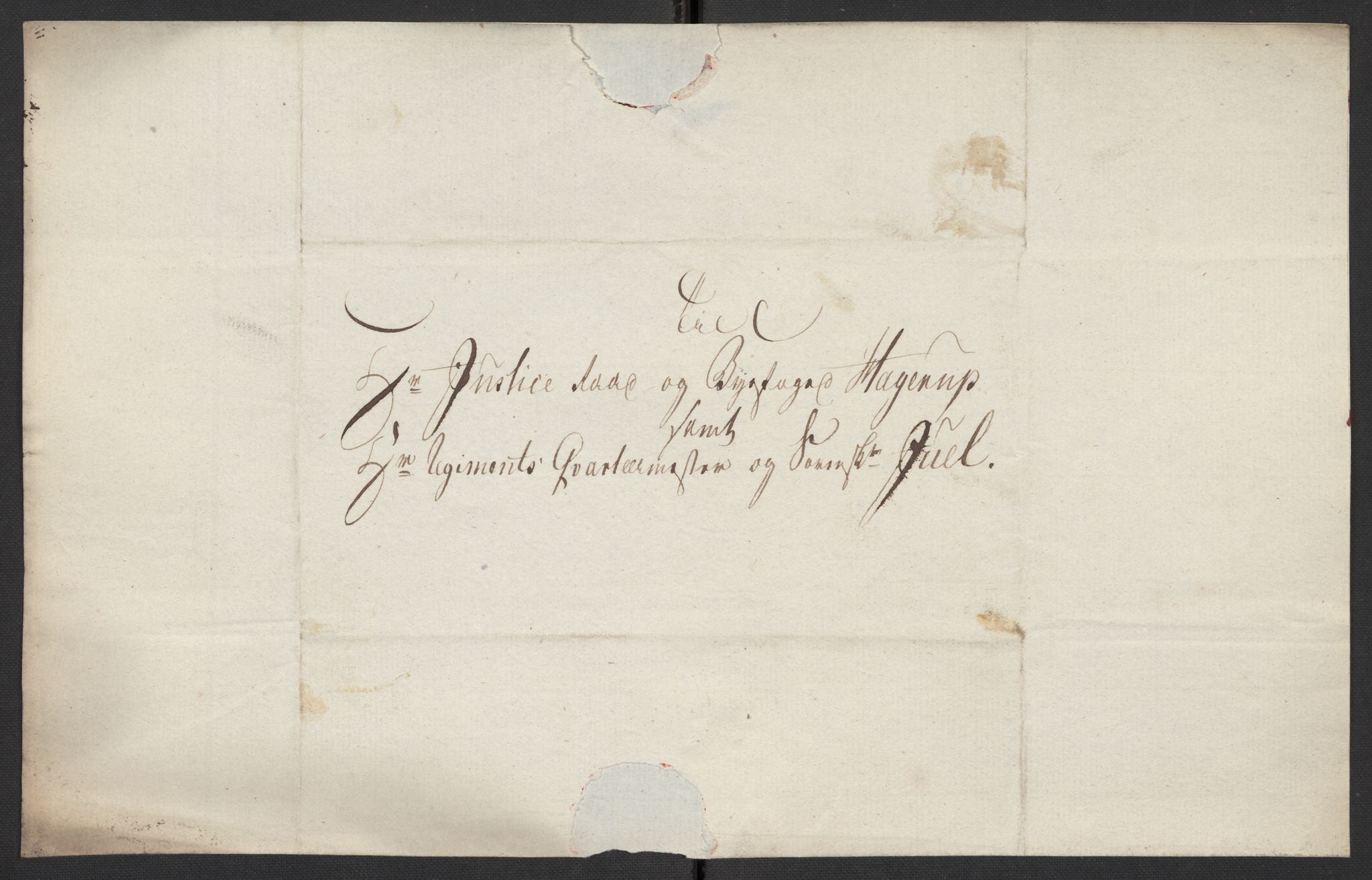 Oslo politidistrikt, AV/SAO-A-10085/D/Da/L0003: Innkomne brev, pro memoria m.v., 1781, s. 25