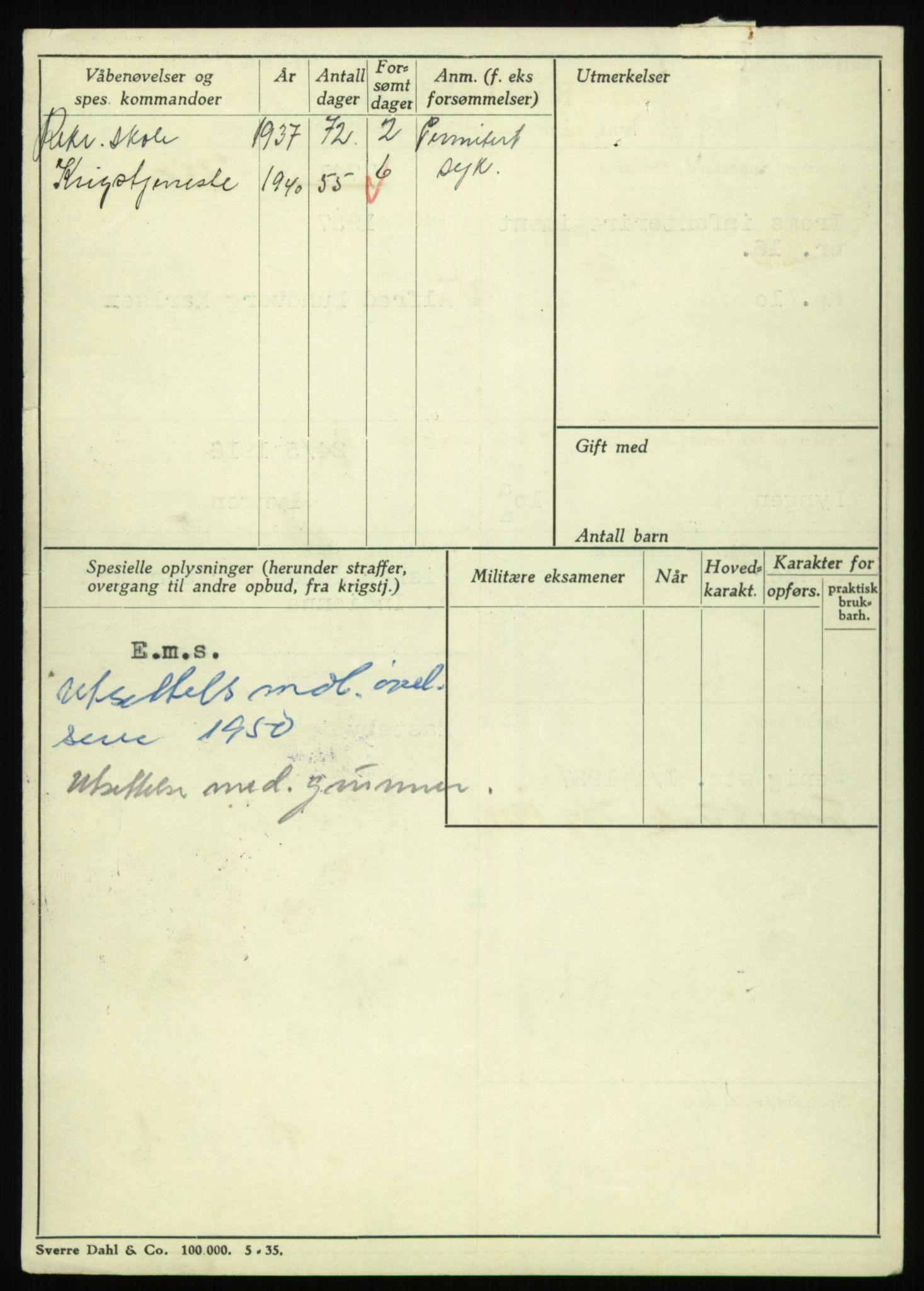 Forsvaret, Troms infanteriregiment nr. 16, AV/RA-RAFA-3146/P/Pa/L0021: Rulleblad for regimentets menige mannskaper, årsklasse 1937, 1937, s. 598