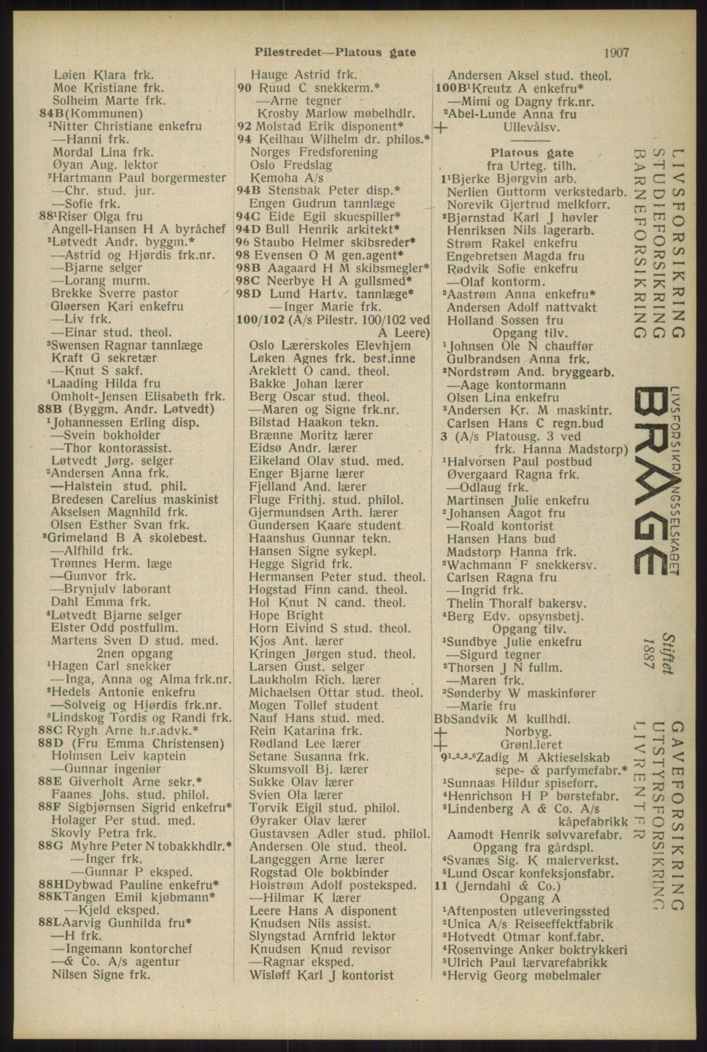 Kristiania/Oslo adressebok, PUBL/-, 1934, s. 1907