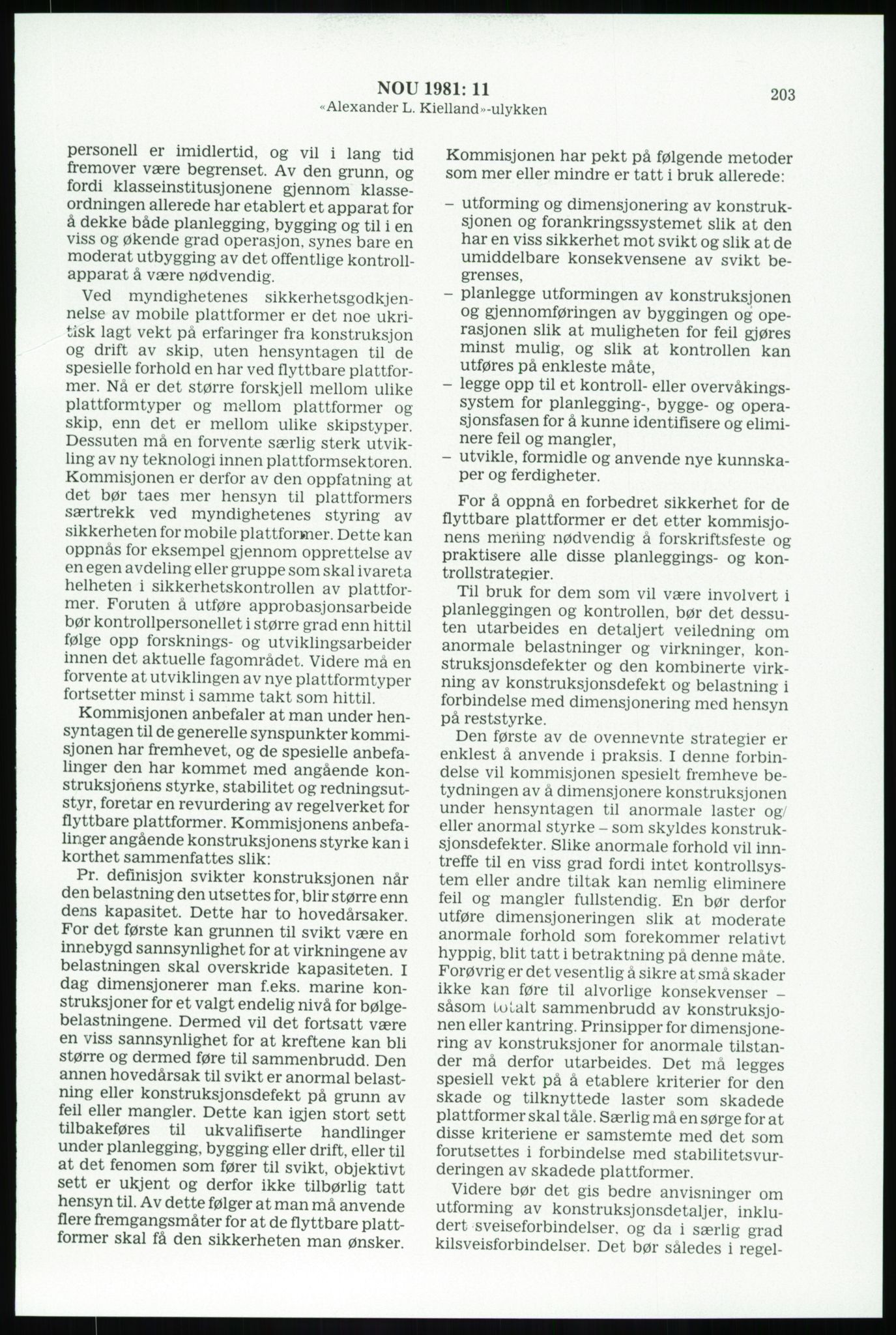 Justisdepartementet, Granskningskommisjonen ved Alexander Kielland-ulykken 27.3.1980, AV/RA-S-1165/D/L0003: 0001 NOU 1981:11 Alexander Kielland ulykken/0002 Korrespondanse/0003: Alexander L. Kielland: Operating manual, 1980-1981, s. 200