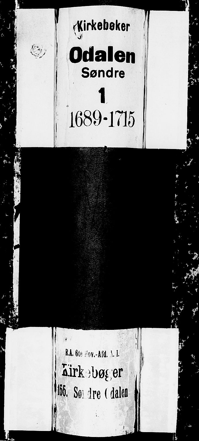 Strøm-Odalen prestekontor, AV/SAH-PREST-028/H/Ha/Haa/L0001: Ministerialbok nr. 1, 1689-1715