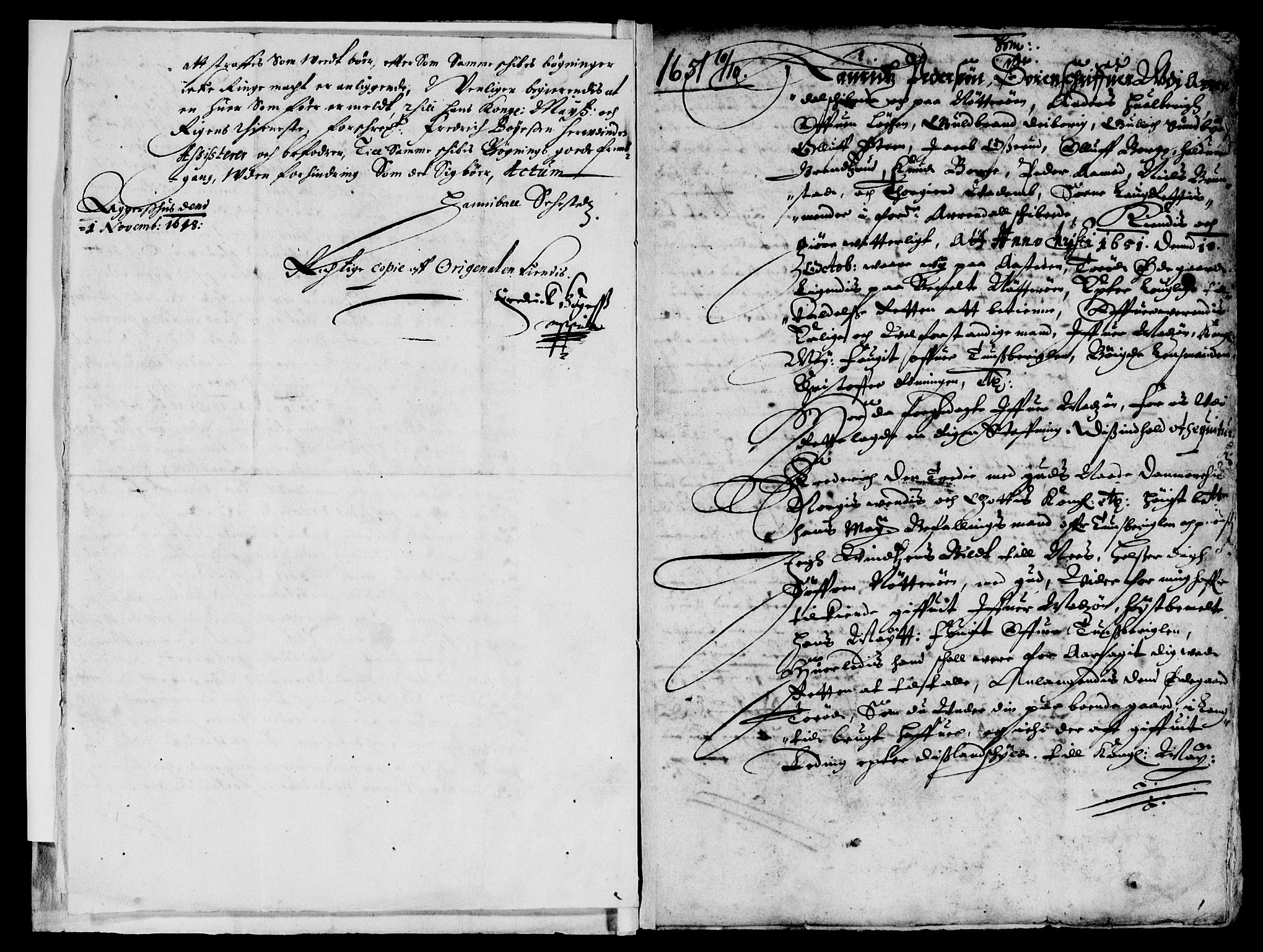 Rentekammeret inntil 1814, Reviderte regnskaper, Lensregnskaper, AV/RA-EA-5023/R/Rb/Rbo/L0031: Tønsberg len, 1651-1654